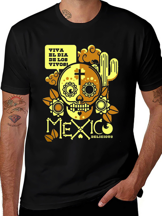 Viva El Dia De Los Vivos Mexico T-Shirt