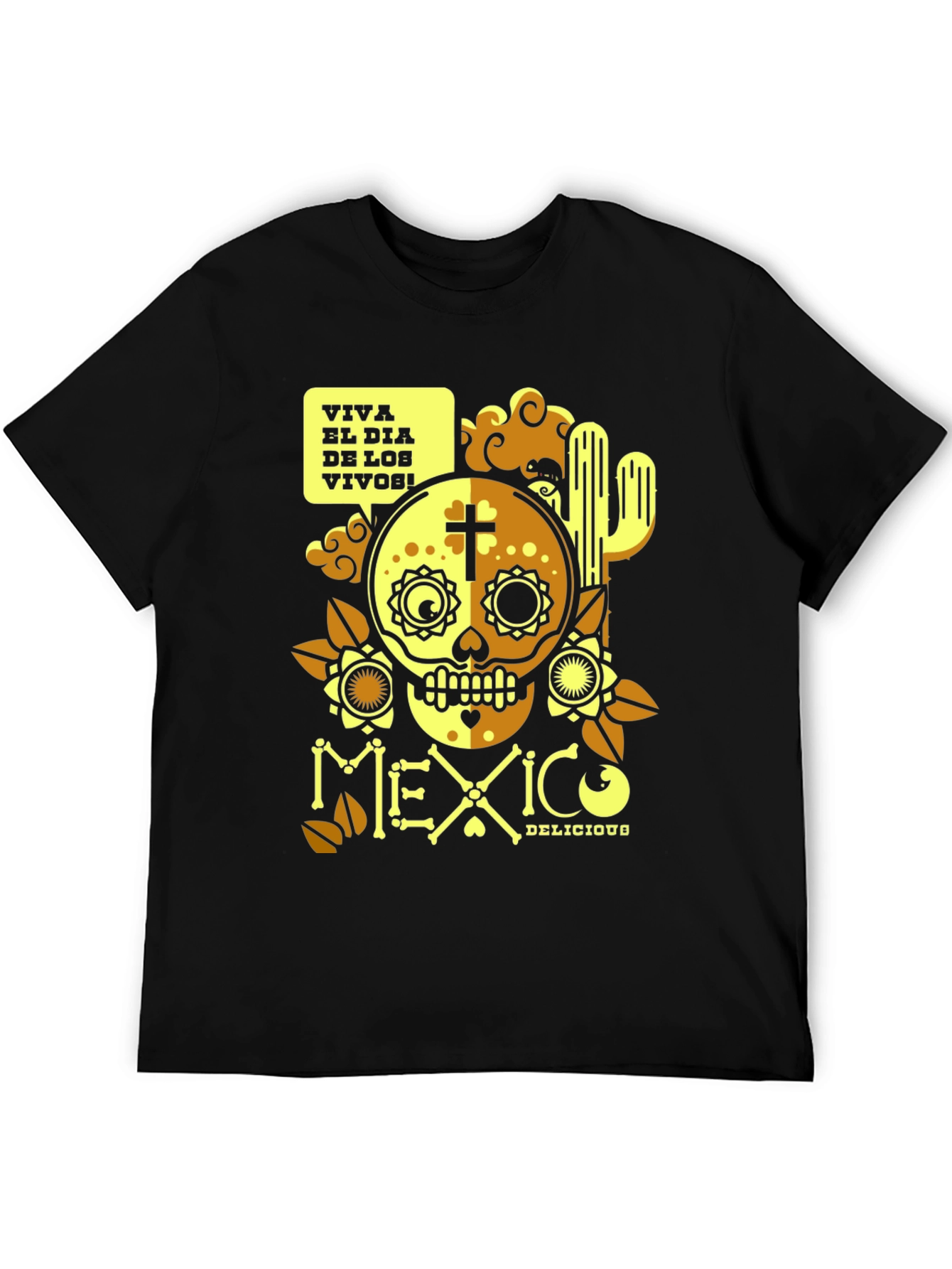 Viva El Dia De Los Vivos Mexico T-Shirt