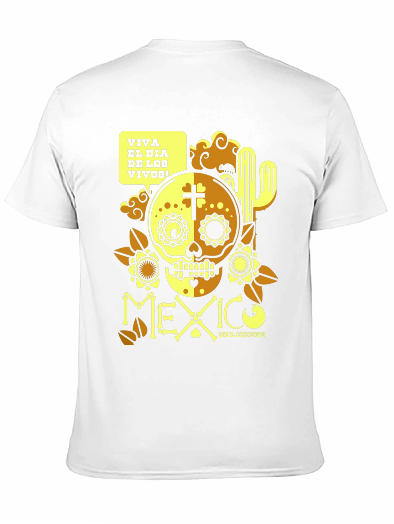 Viva El Dia De Los Vivos Mexico T-Shirt