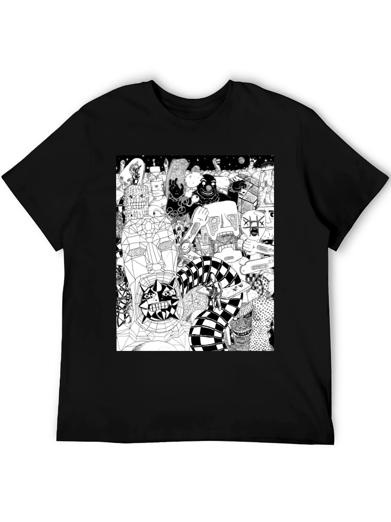 Unique Graphic Print T-Shirt