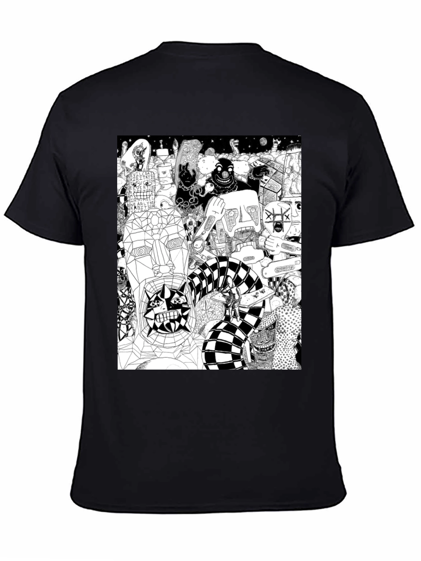 Unique Graphic Print T-Shirt