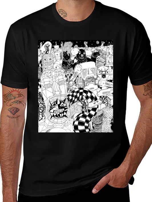 Unique Graphic Print T-Shirt