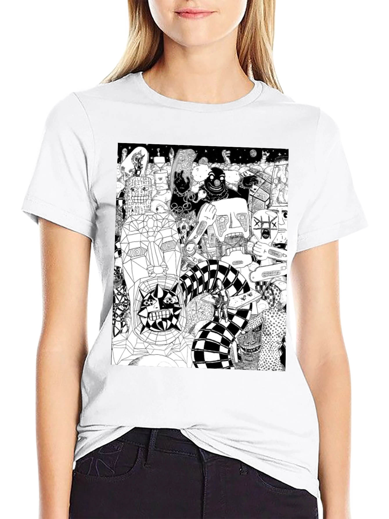 Unique Graphic Print T-Shirt