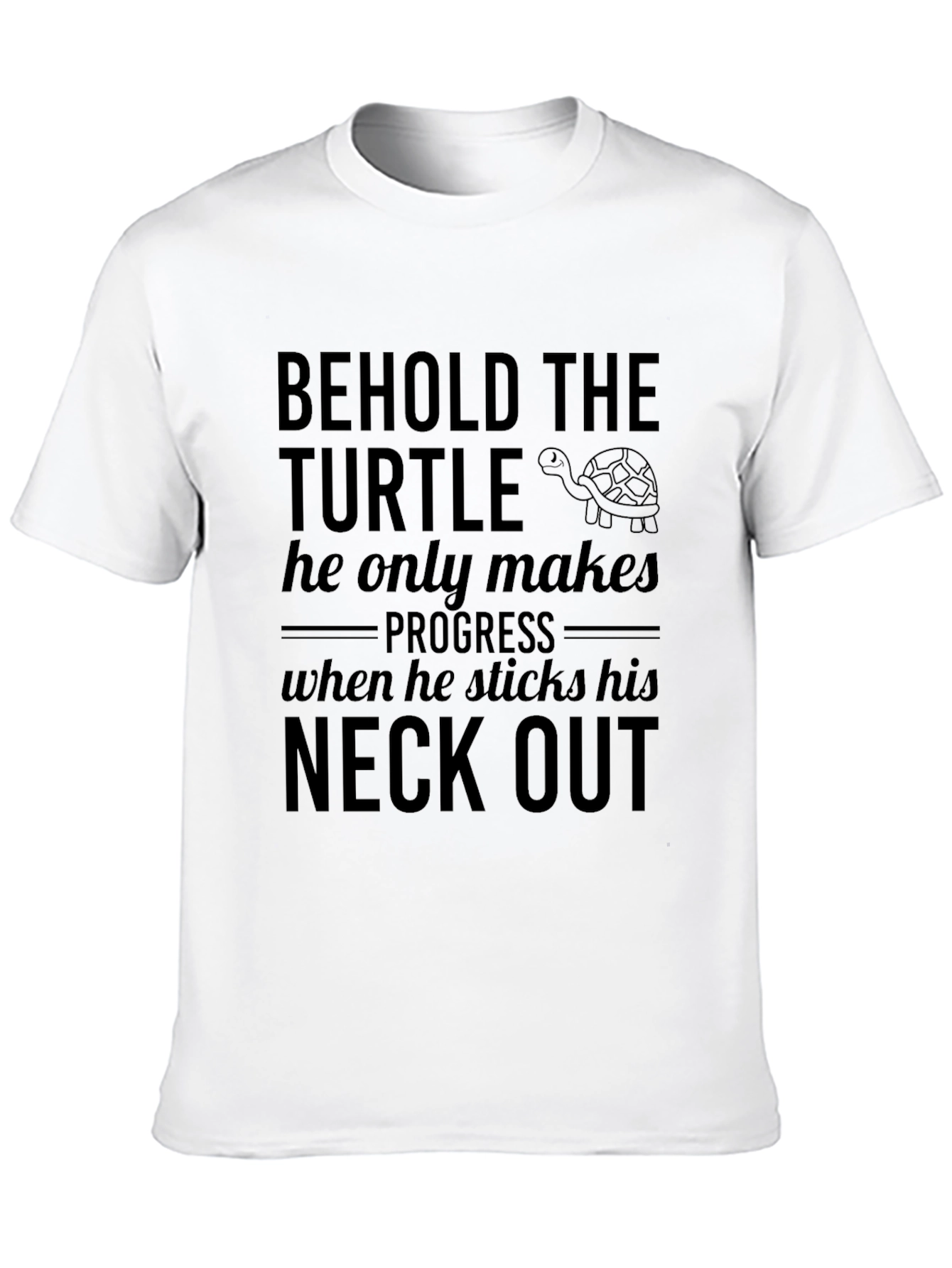 Behold The Turtle Mens Graphic T-Shirt