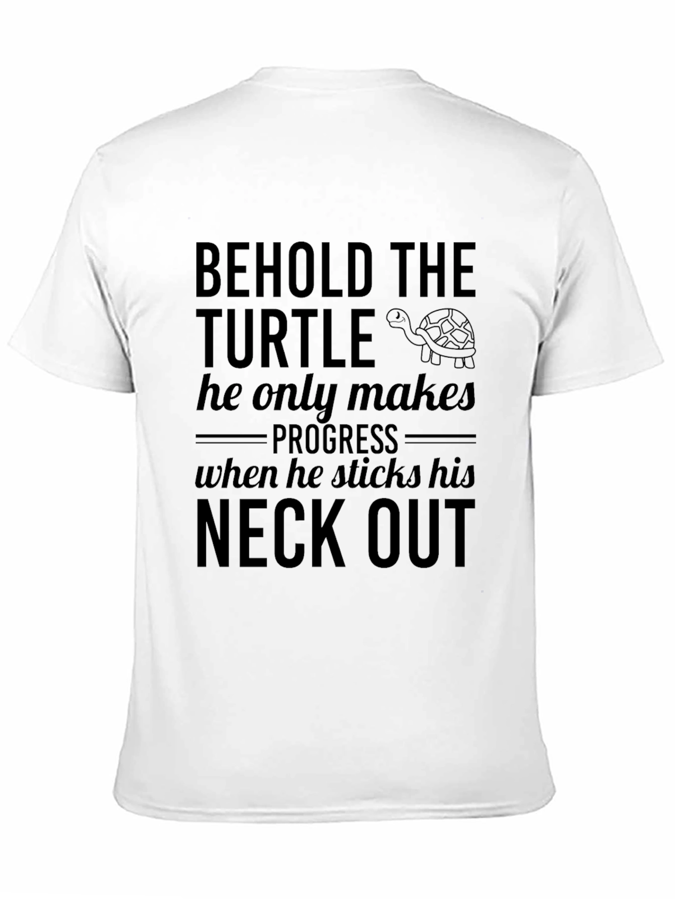 Behold The Turtle Mens Graphic T-Shirt