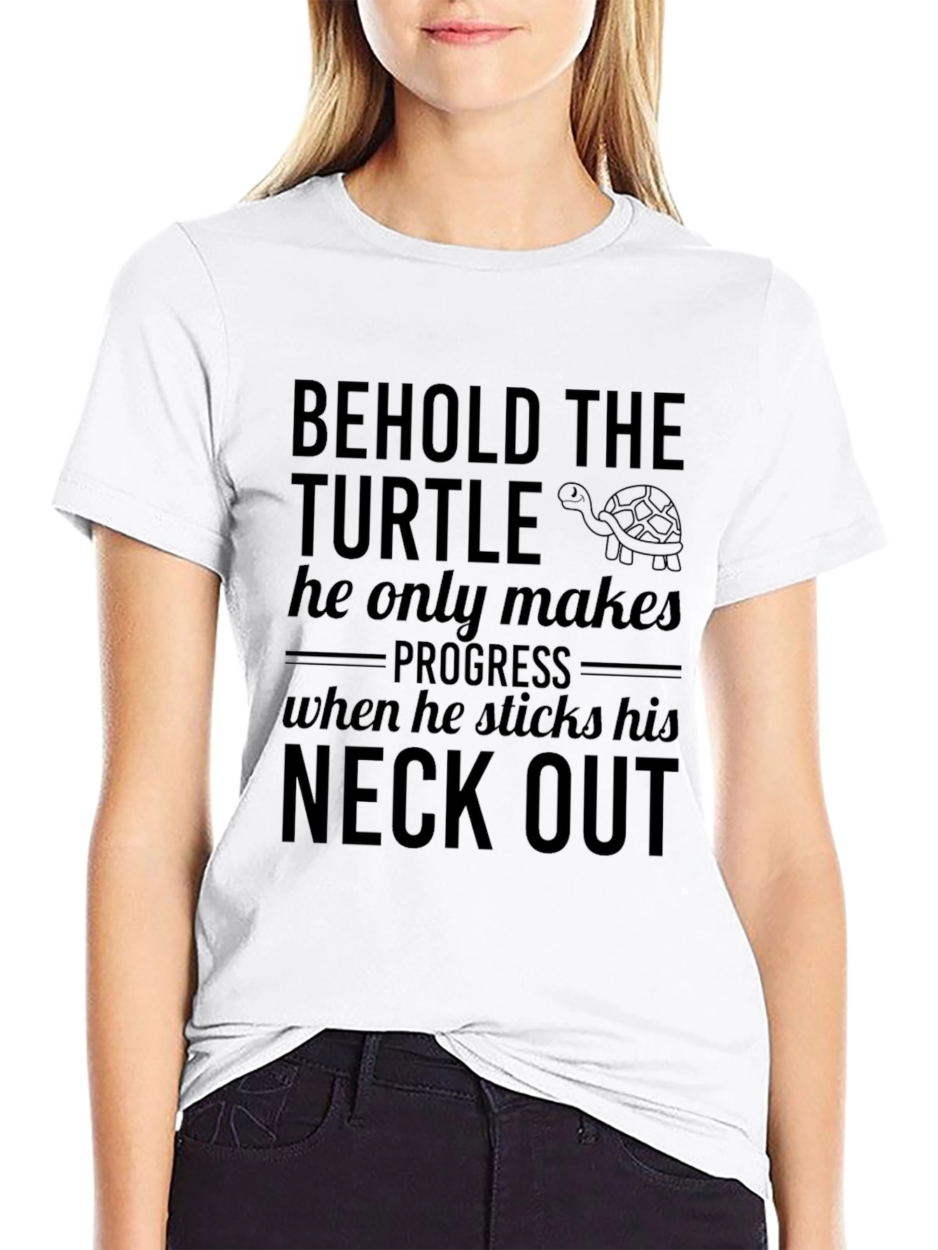 Behold The Turtle Mens Graphic T-Shirt
