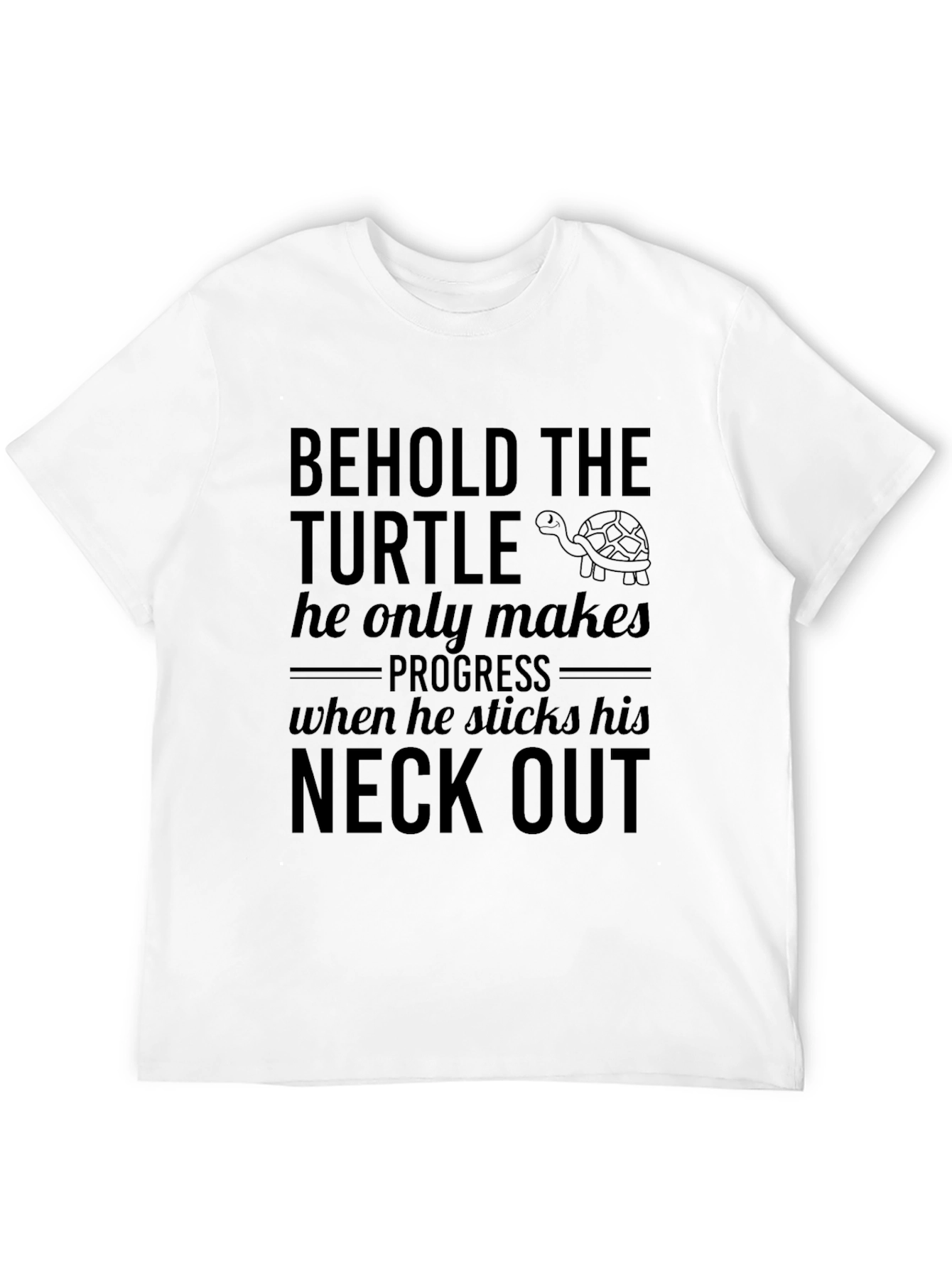 Behold The Turtle Mens Graphic T-Shirt