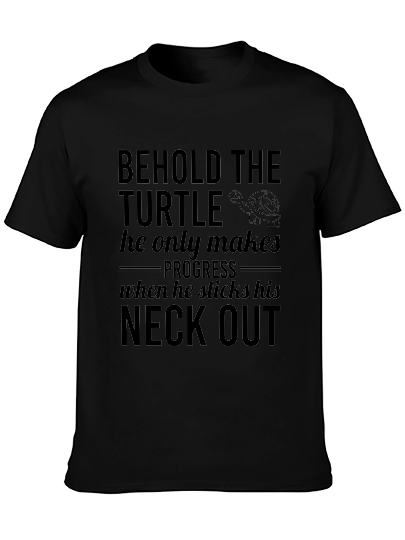 Behold The Turtle Mens Graphic T-Shirt