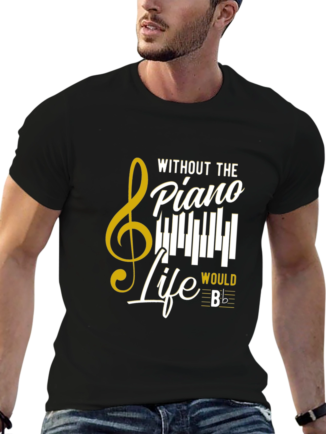 Piano Life T-Shirt - Music Lover Tee
