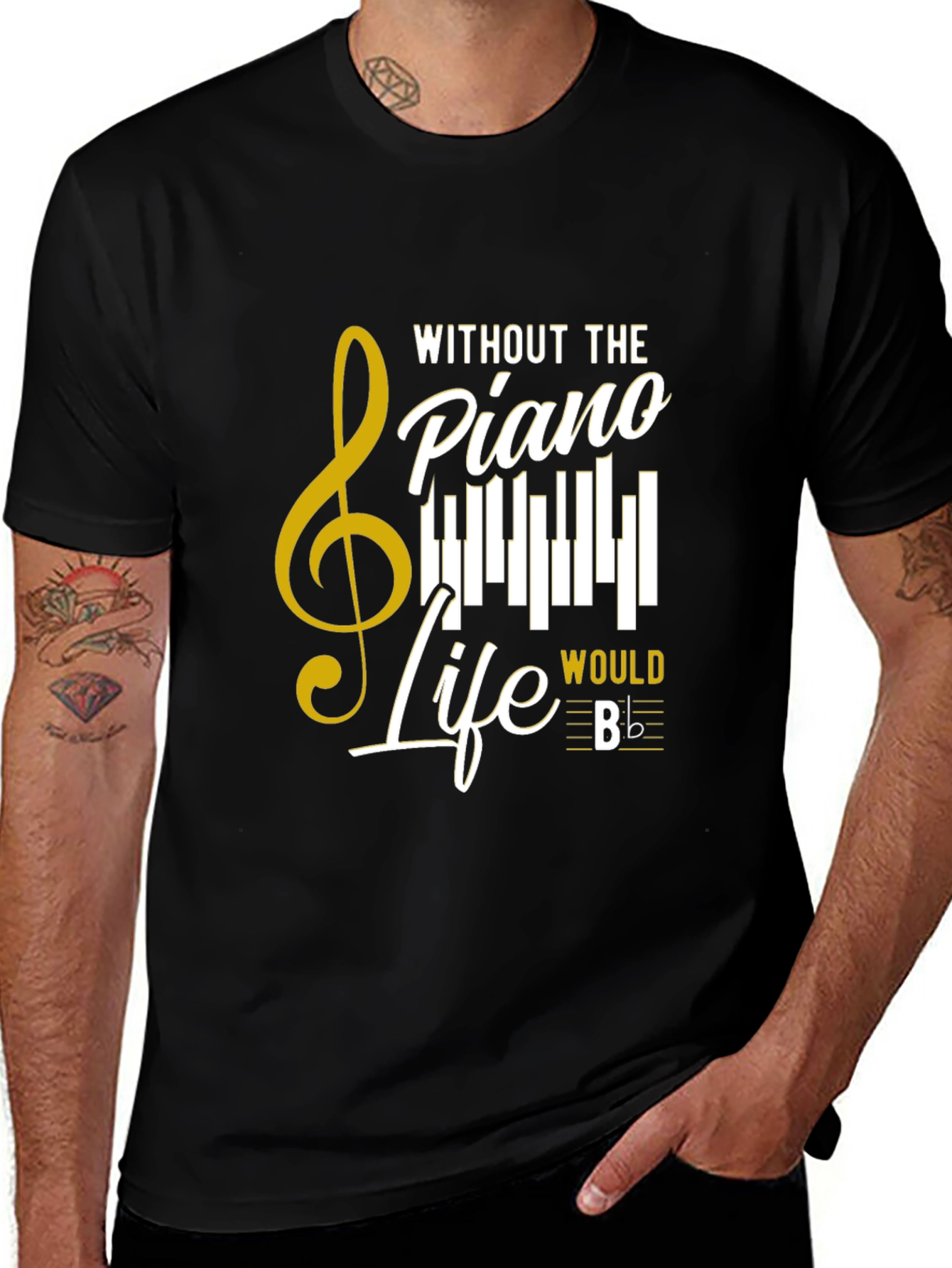 Piano Life T-Shirt - Music Lover Tee