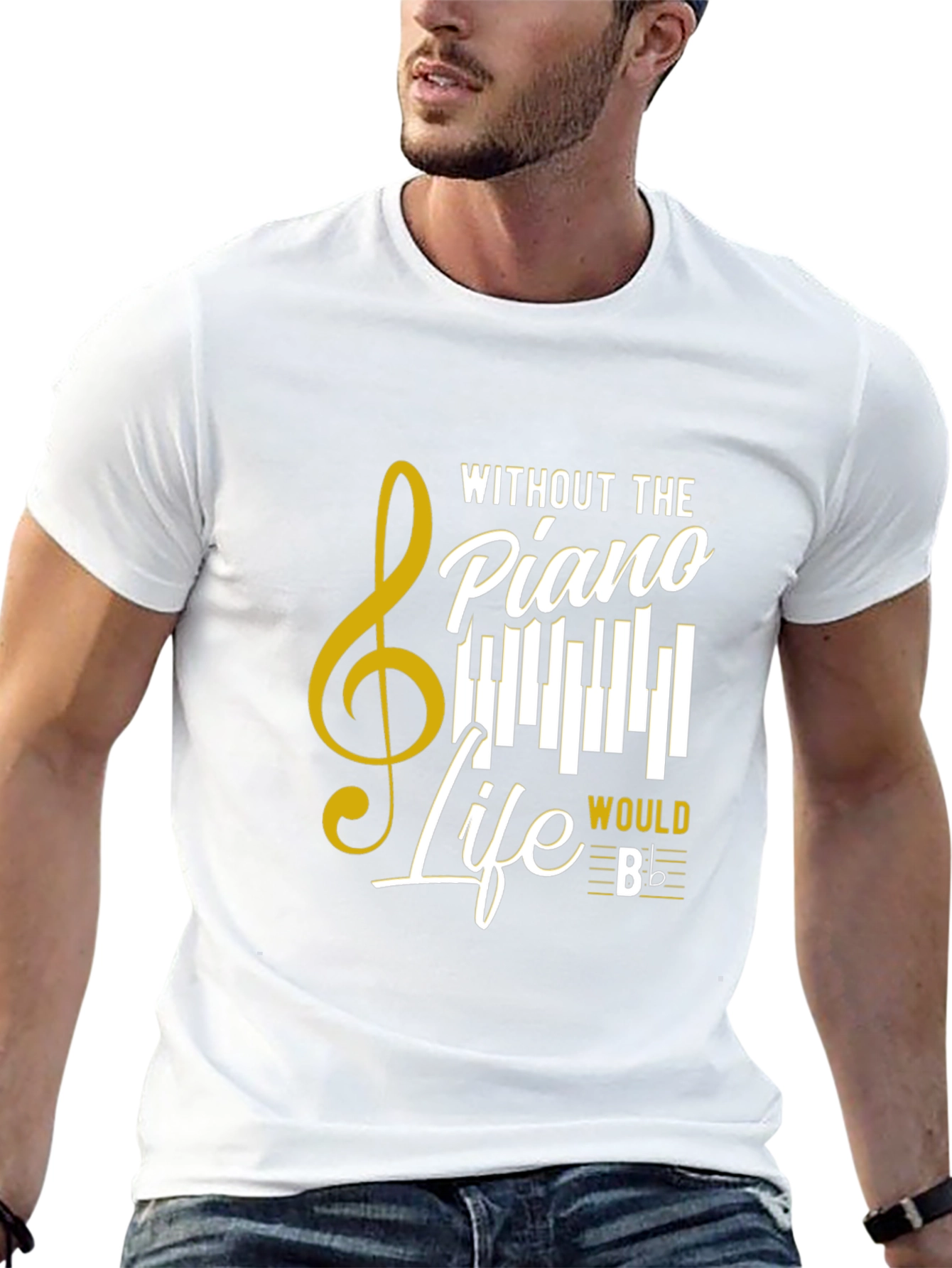 Piano Life T-Shirt - Music Lover Tee
