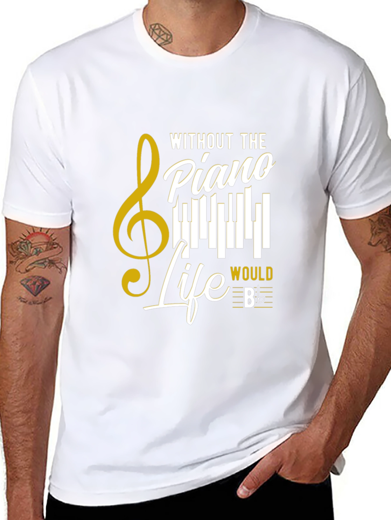 Piano Life T-Shirt - Music Lover Tee