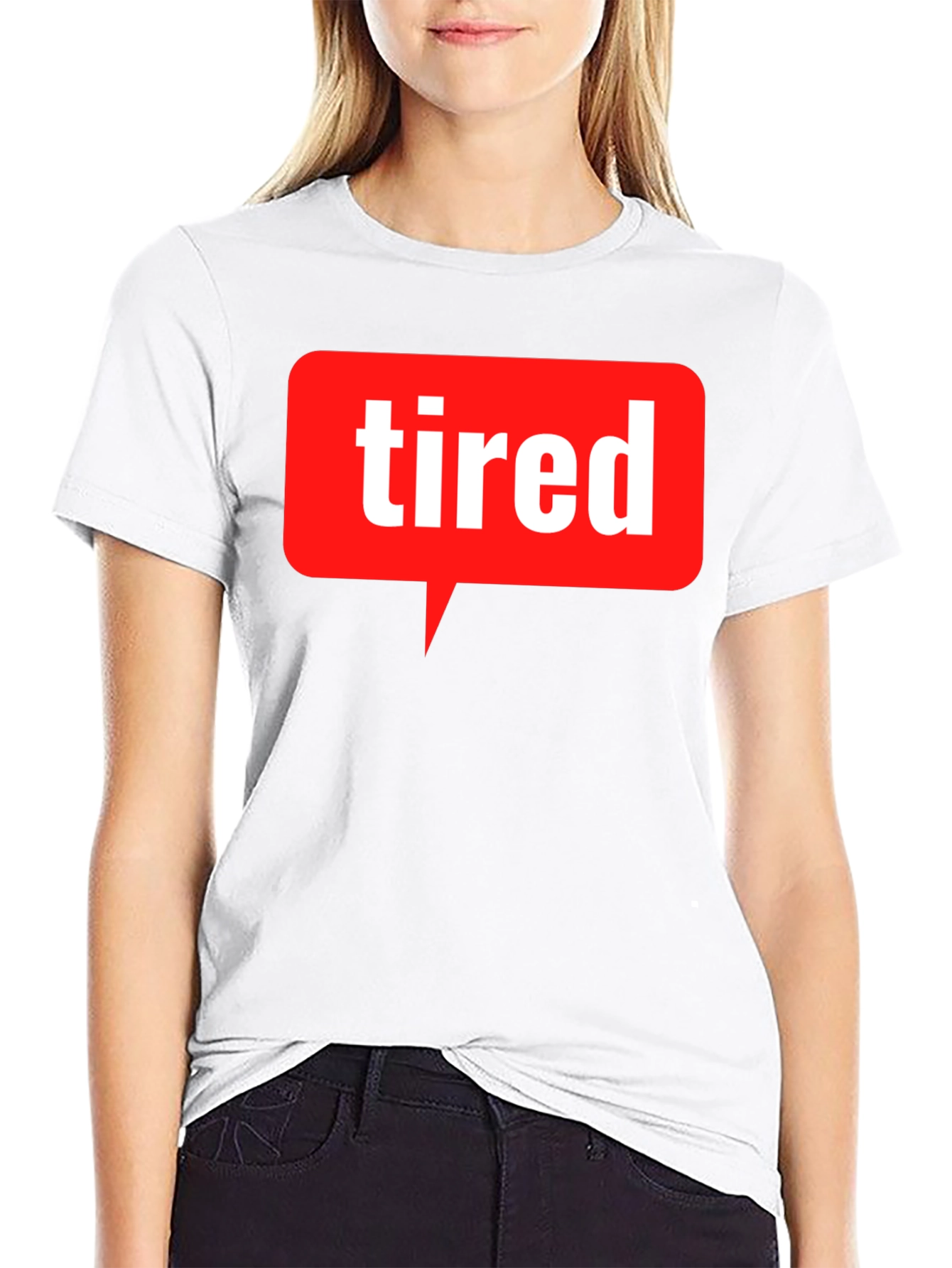 Tired Speech Bubble T-Shirt - Mens Graphic Tee