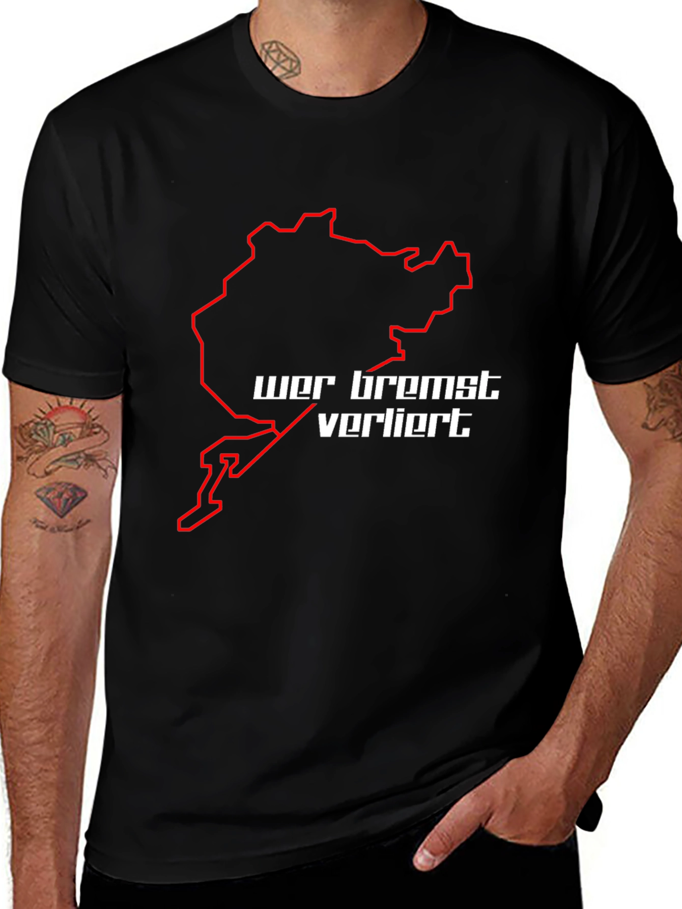 Wer Bremst Verliert T-Shirt Nürburgring