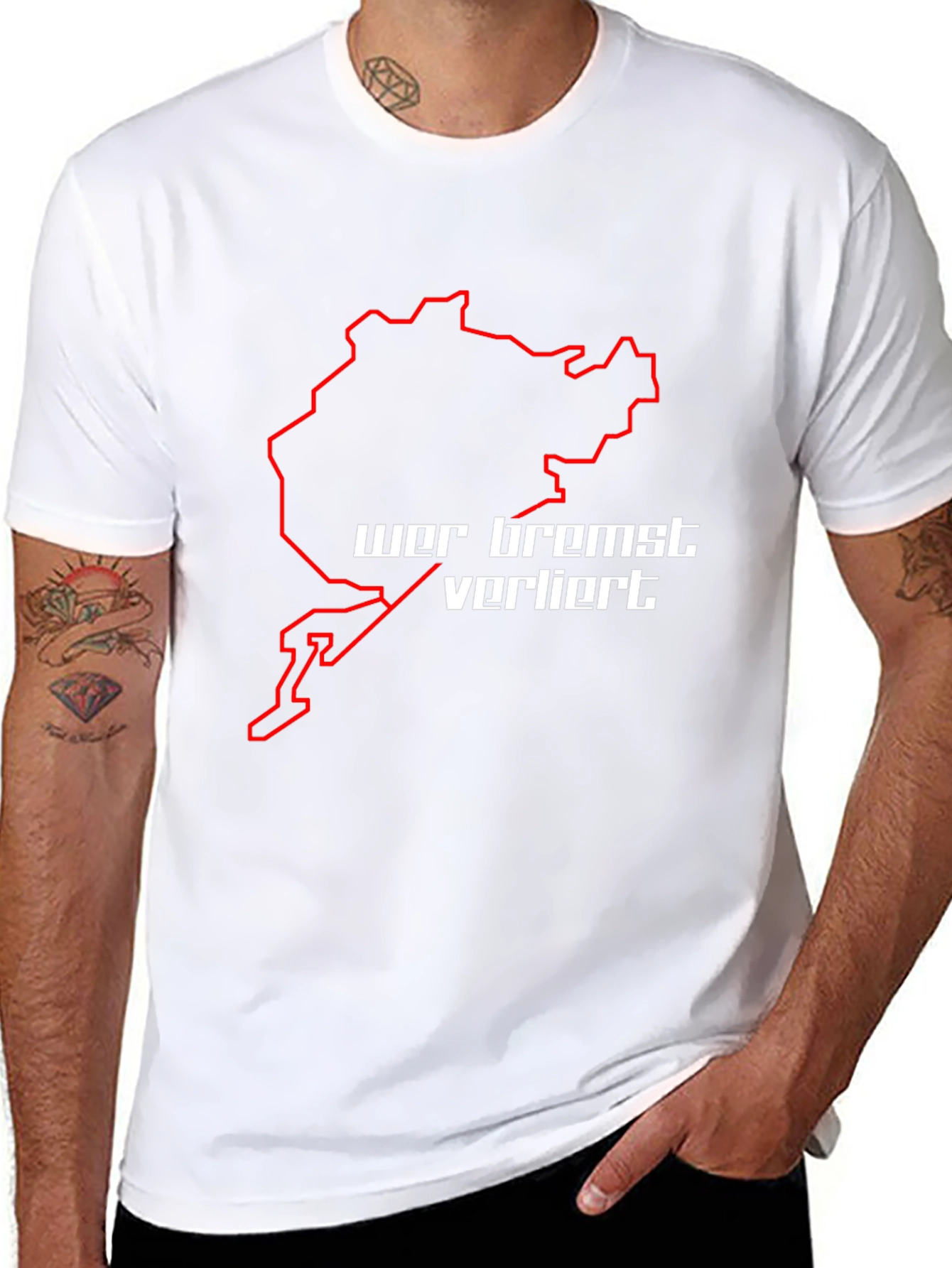Wer Bremst Verliert T-Shirt Nürburgring