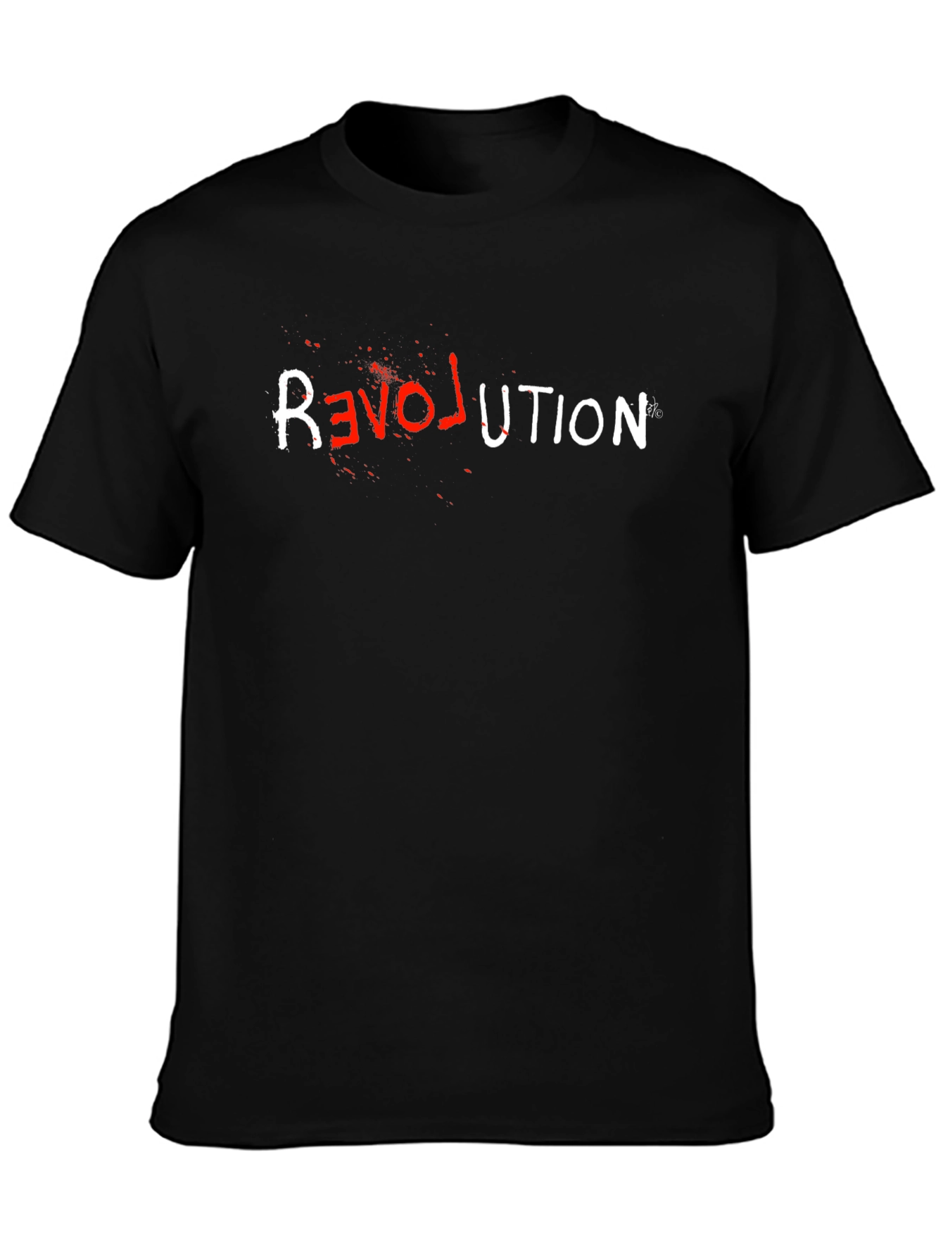 Revolution Graphic Tee - Mens Black T-Shirt