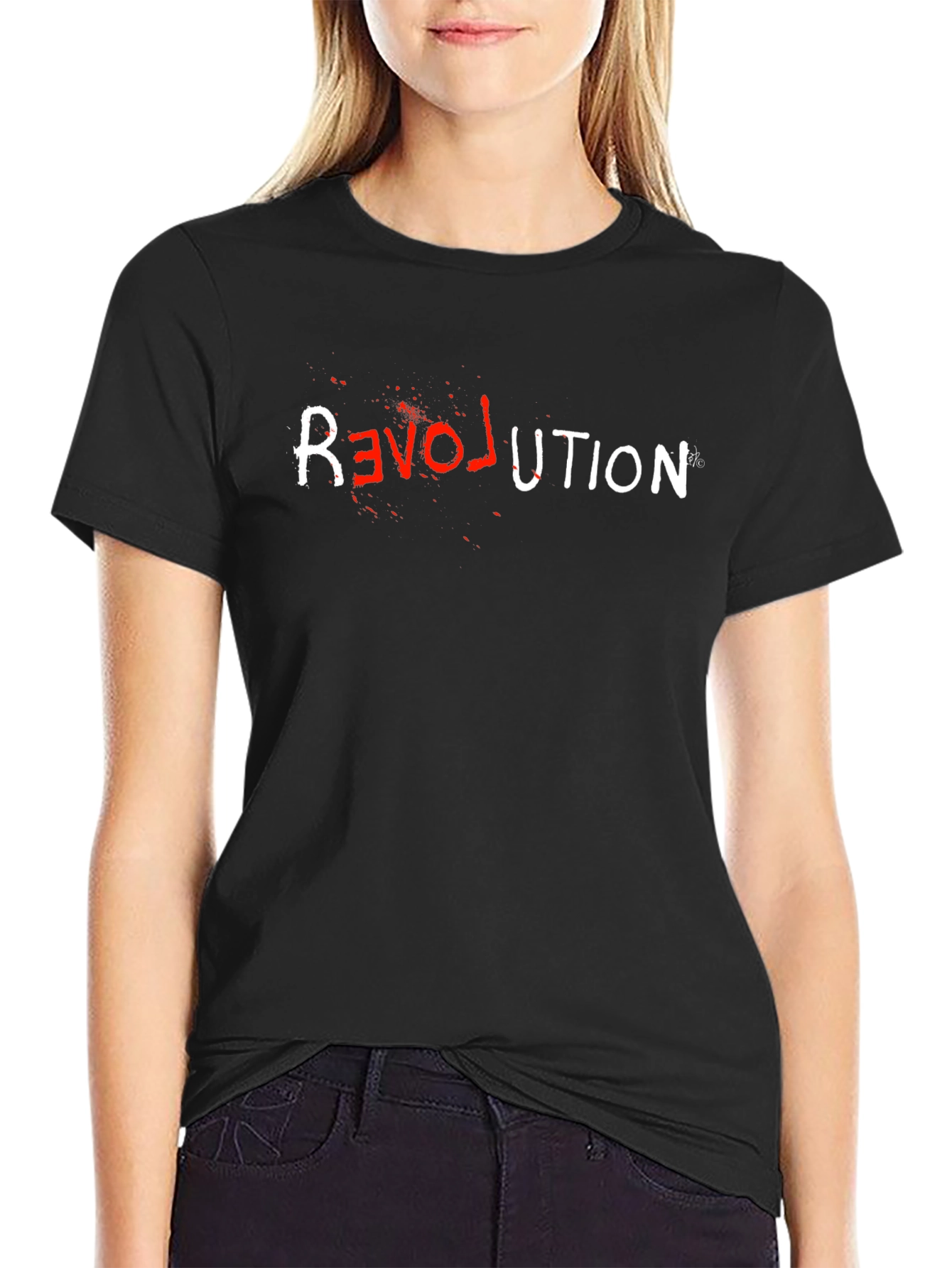 Revolution Graphic Tee - Mens Black T-Shirt