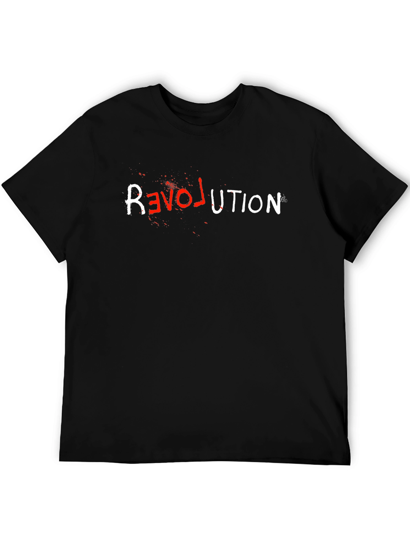 Revolution Graphic Tee - Mens Black T-Shirt