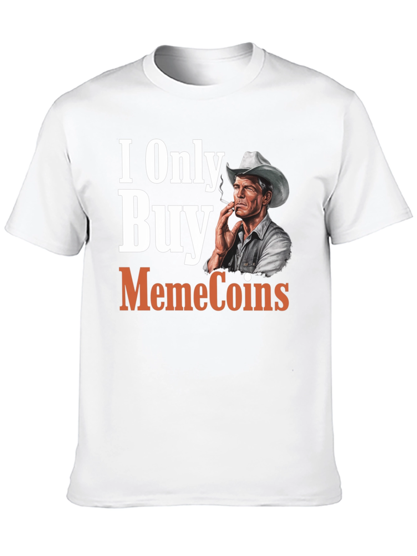 I Only Buy MemeCoins Black T-Shirt