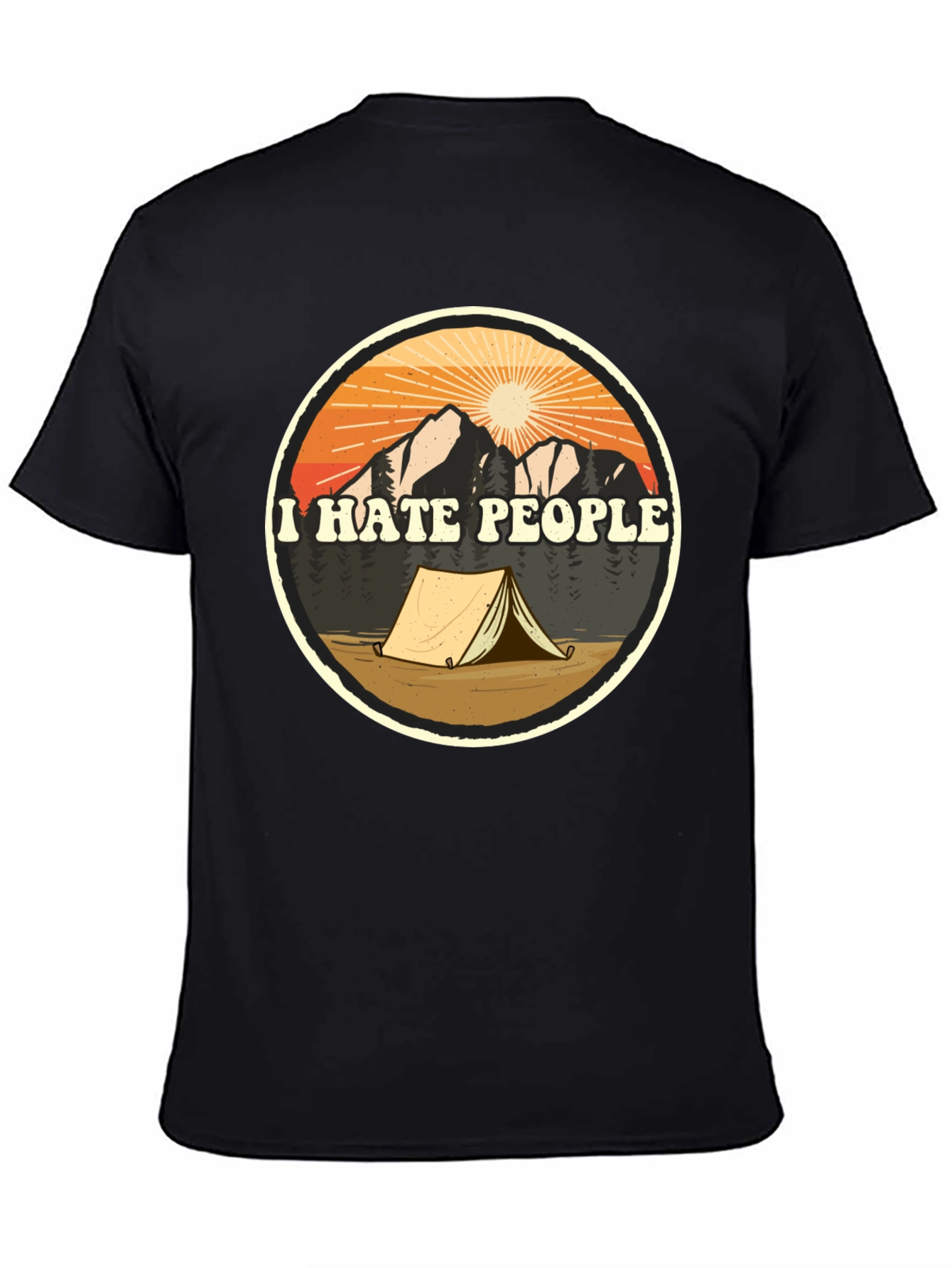 I Hate People Camping T-Shirt