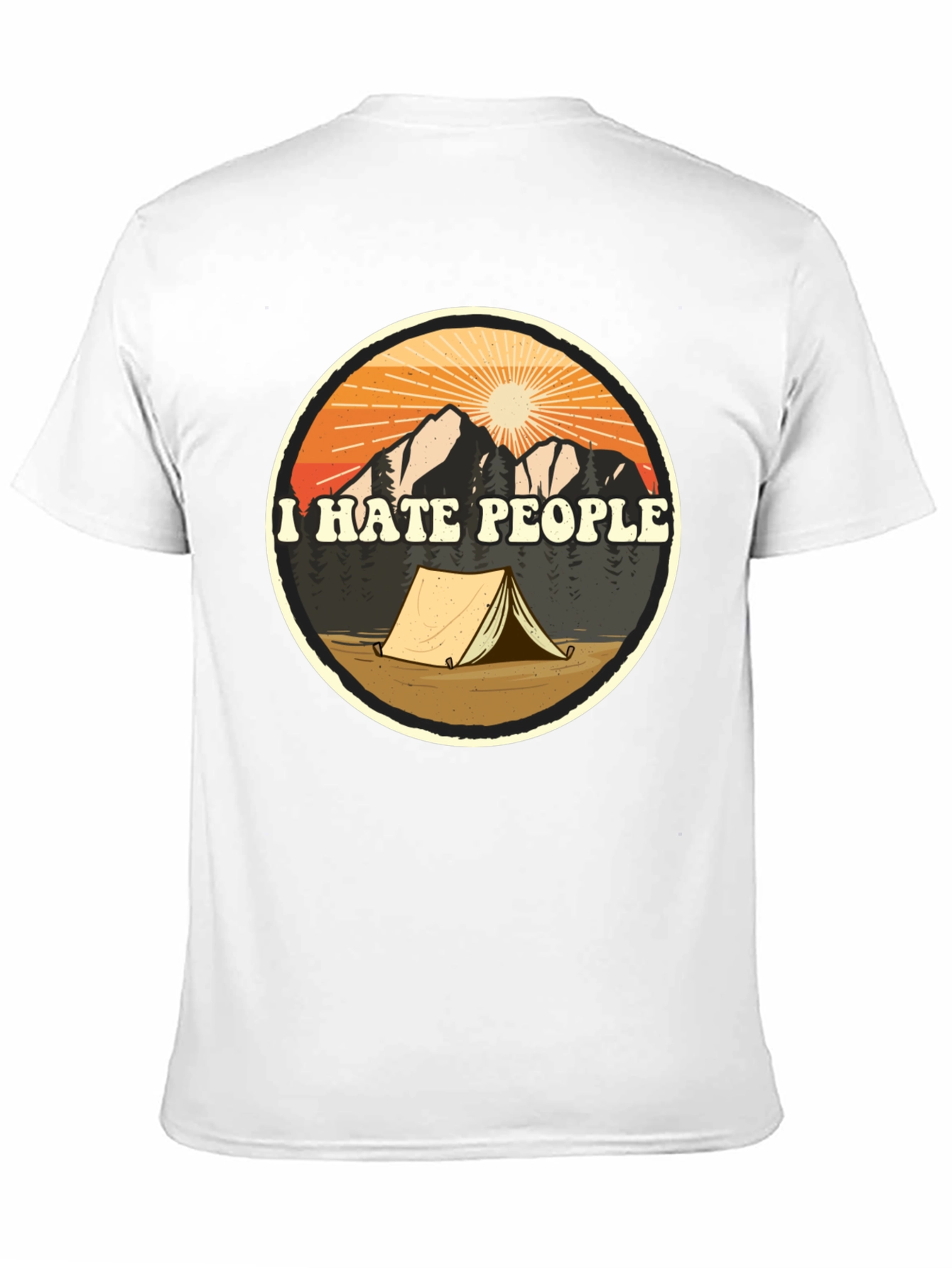 I Hate People Camping T-Shirt