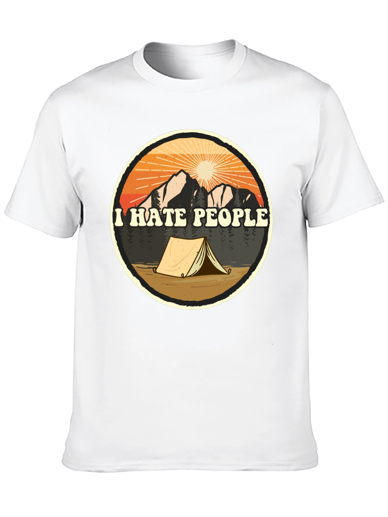 I Hate People Camping T-Shirt