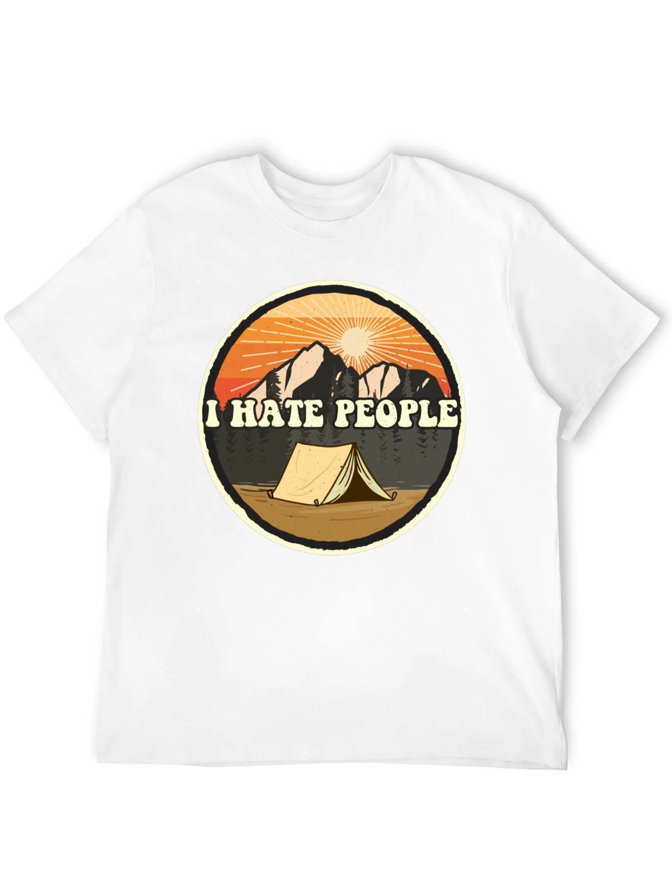 I Hate People Camping T-Shirt