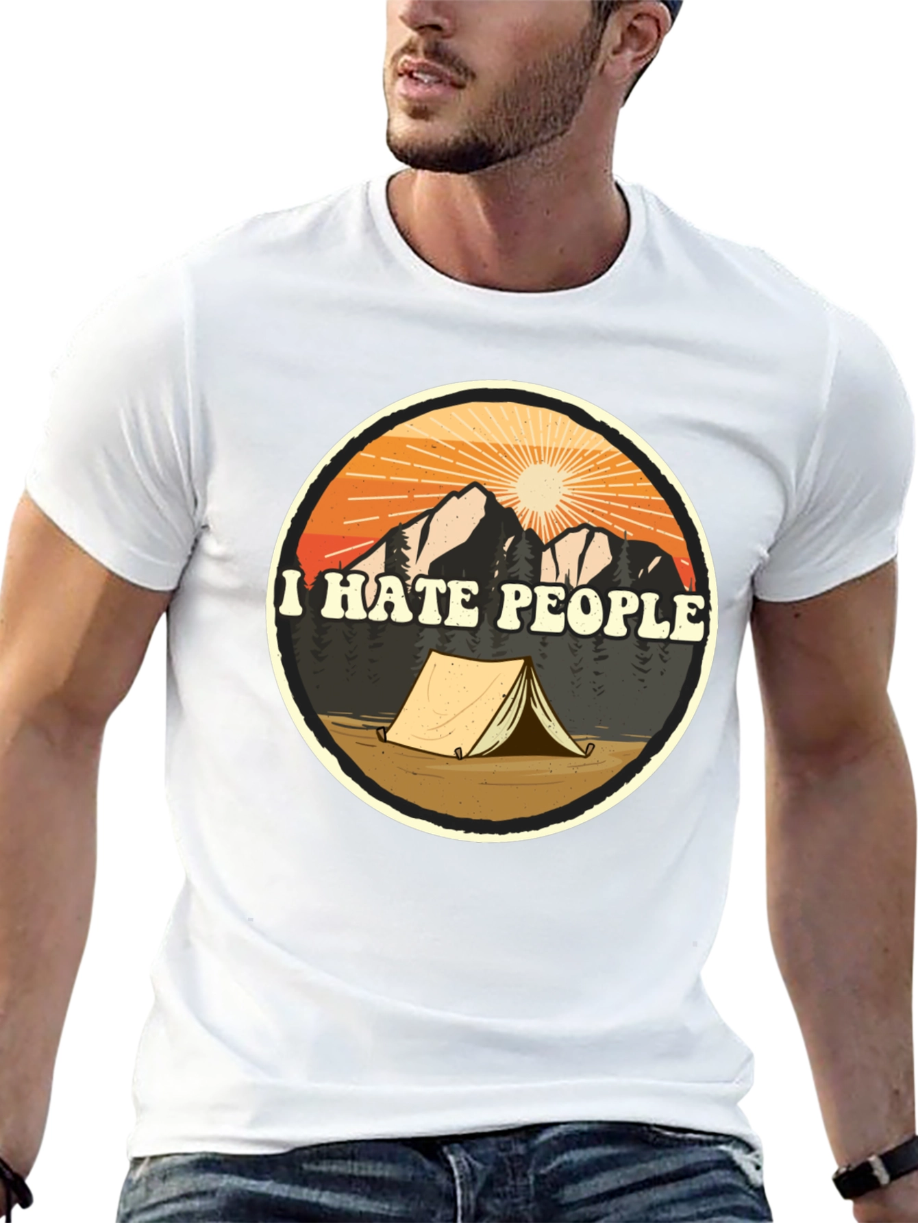 I Hate People Camping T-Shirt