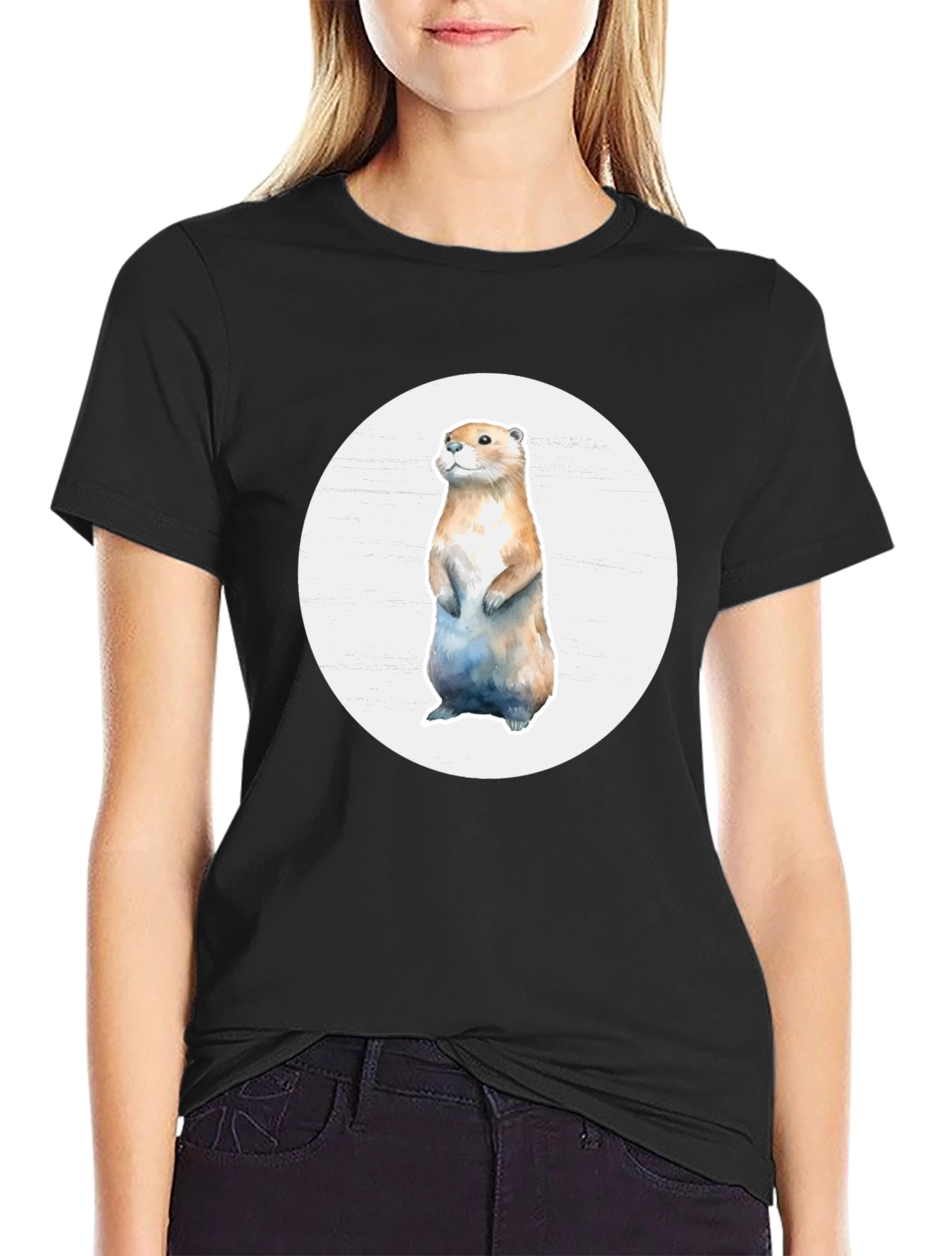 Otter Graphic Tee - Casual Comfort
