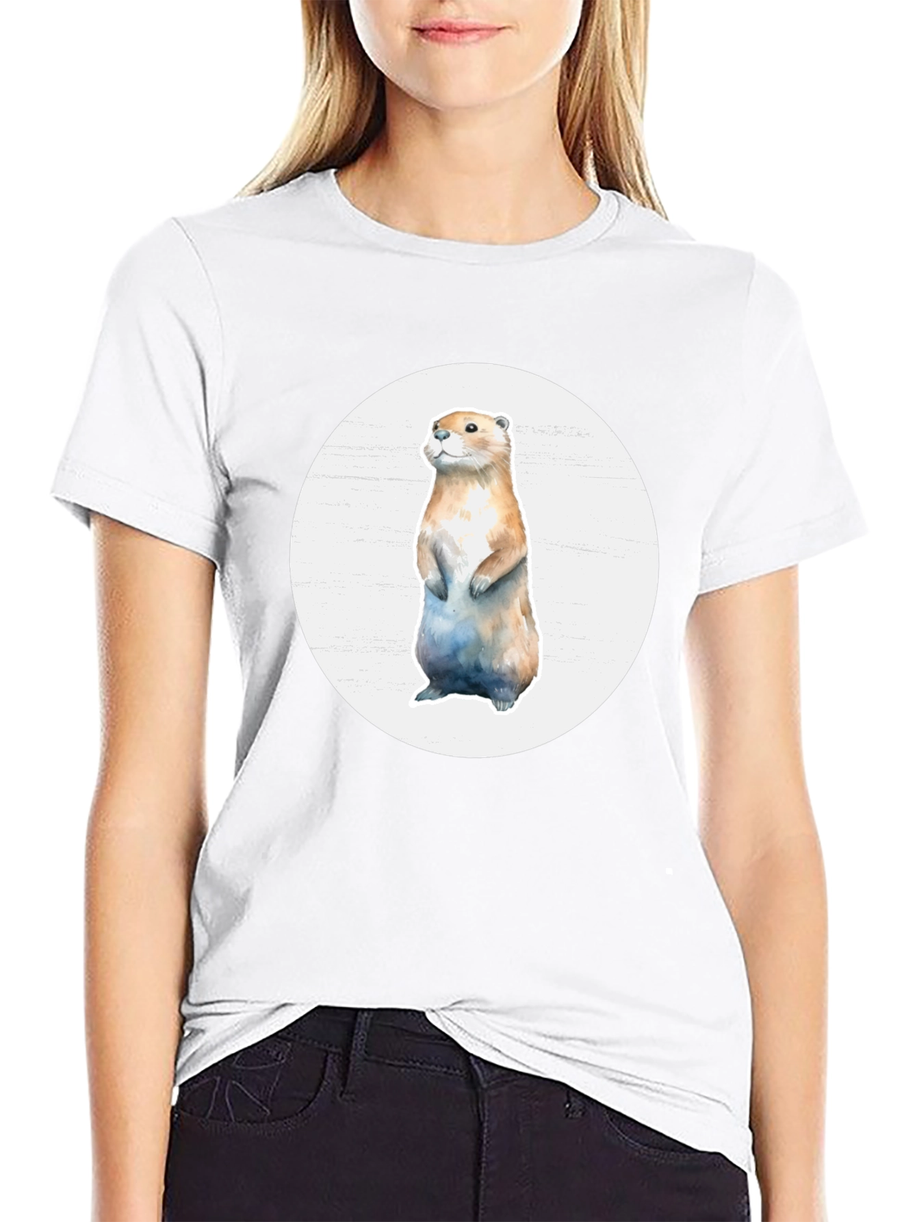 Otter Graphic Tee - Casual Comfort