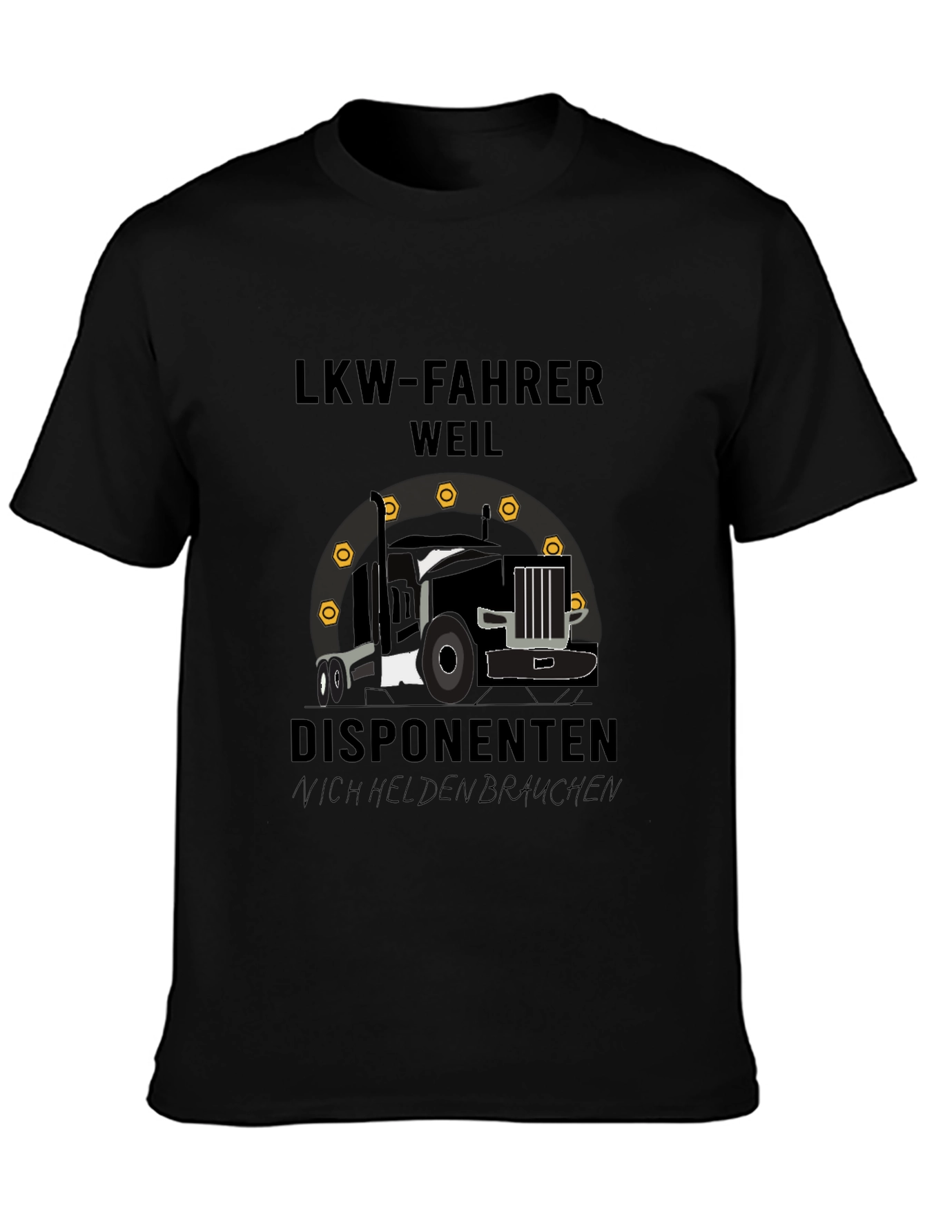 LKW-Fahrer Graphic Tee - Truck Driver T-Shirt
