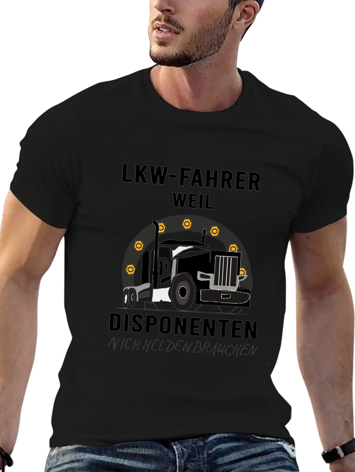 LKW-Fahrer Graphic Tee - Truck Driver T-Shirt