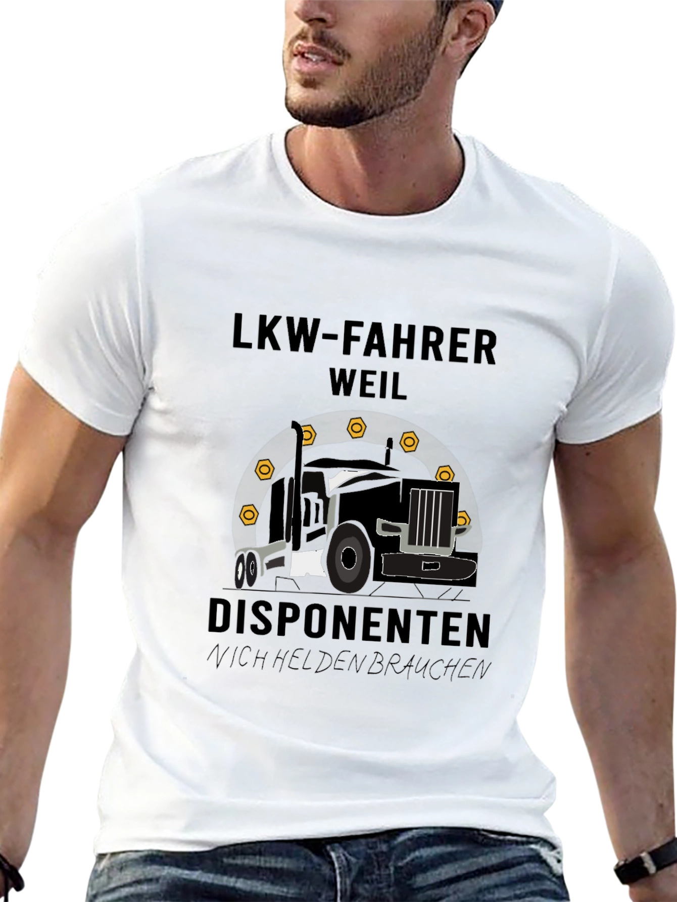 LKW-Fahrer Graphic Tee - Truck Driver T-Shirt