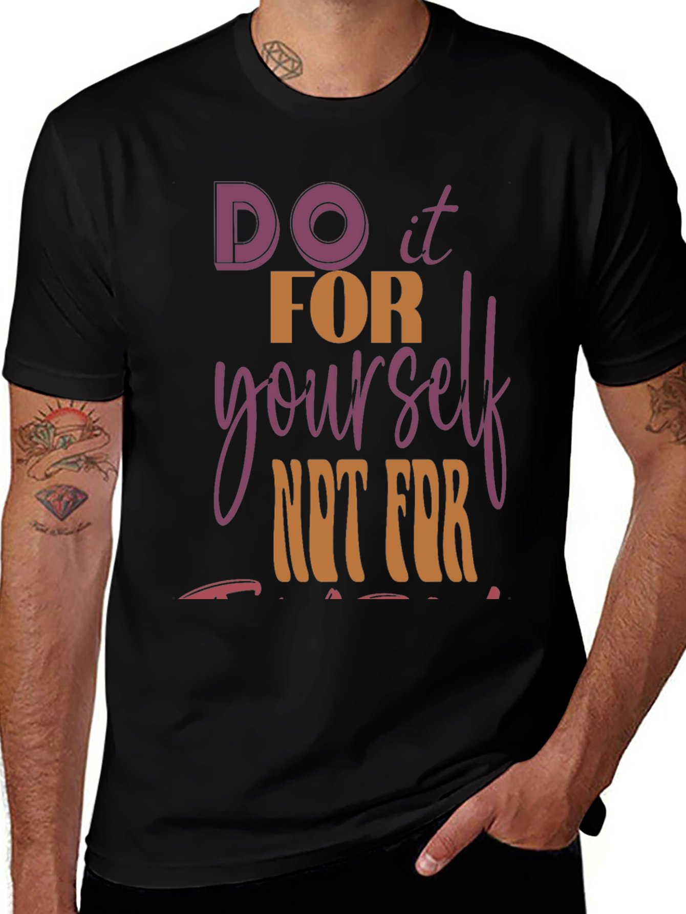 Motivational Graphic Tee - Do it FOR Yourself!