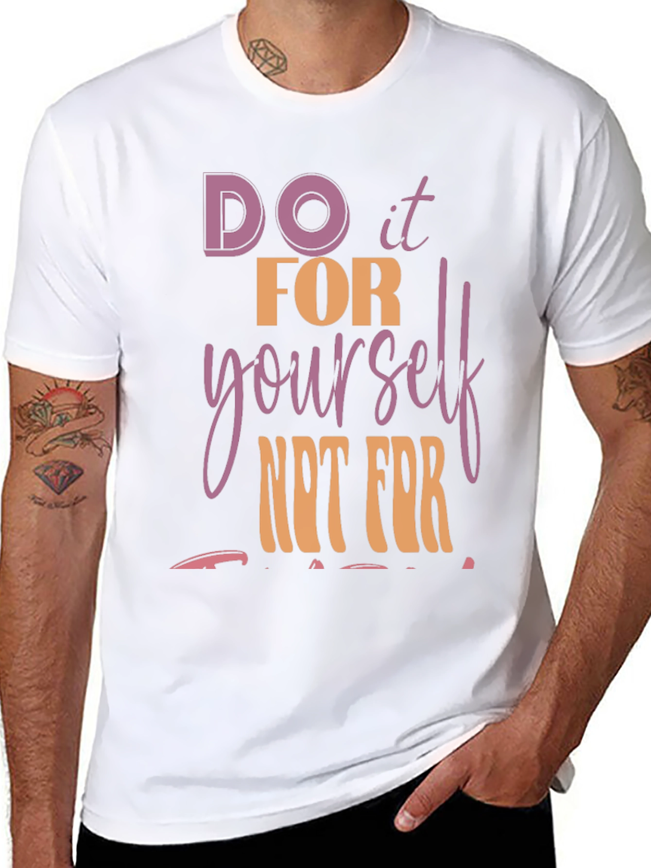 Motivational Graphic Tee - Do it FOR Yourself!