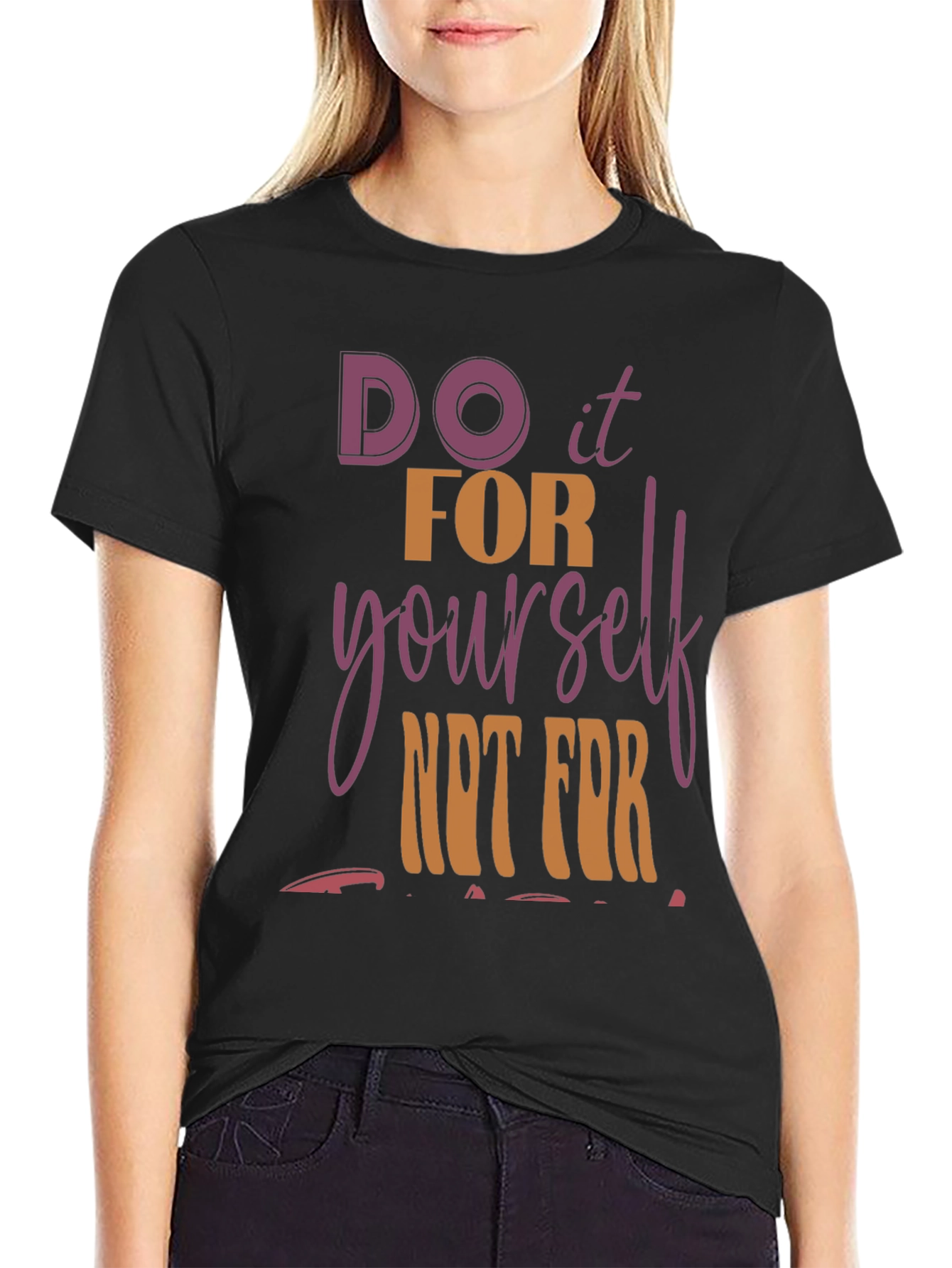 Motivational Graphic Tee - Do it FOR Yourself!