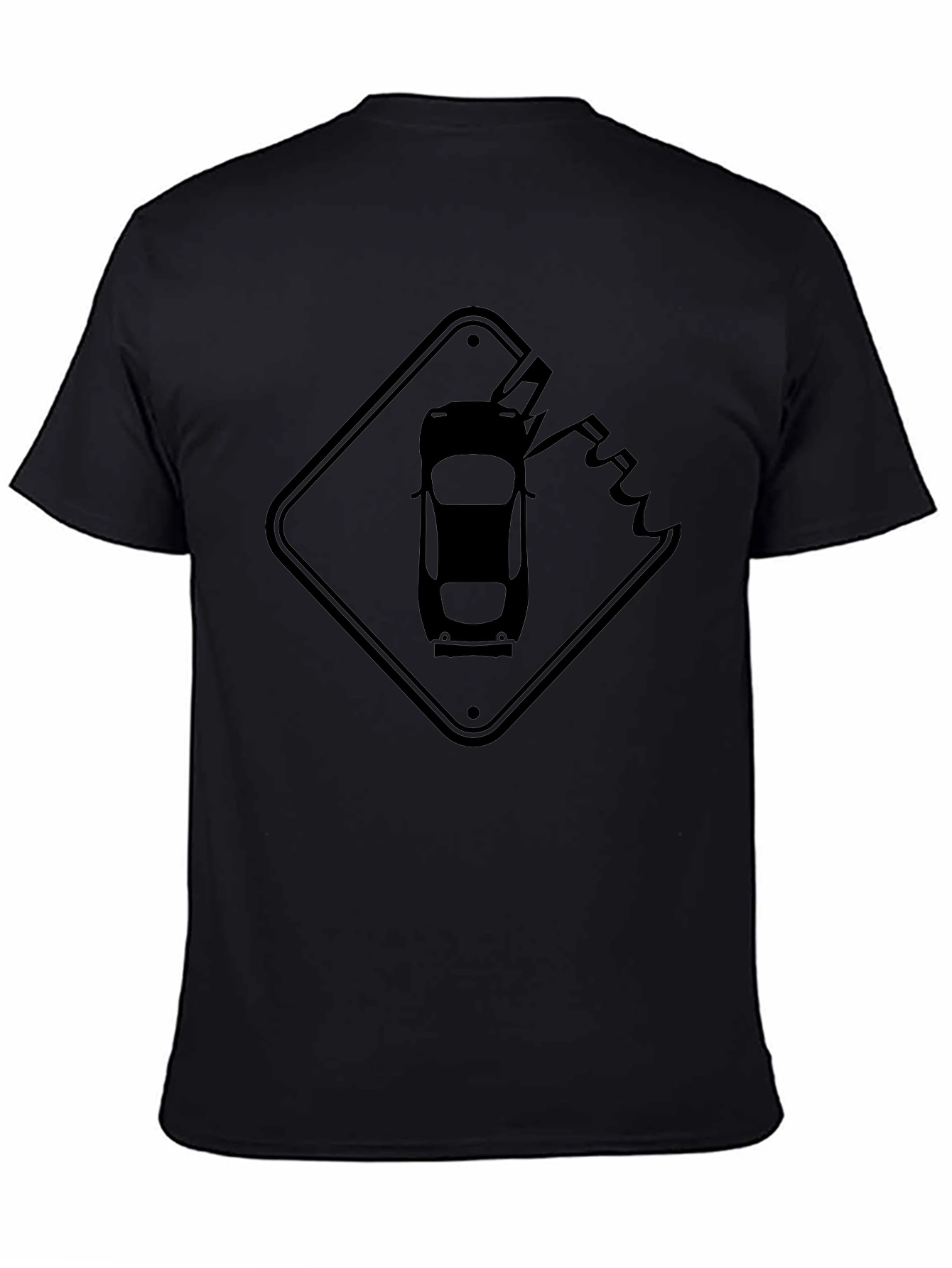 Road Rage Ahead T-Shirt - Black Cotton Tee