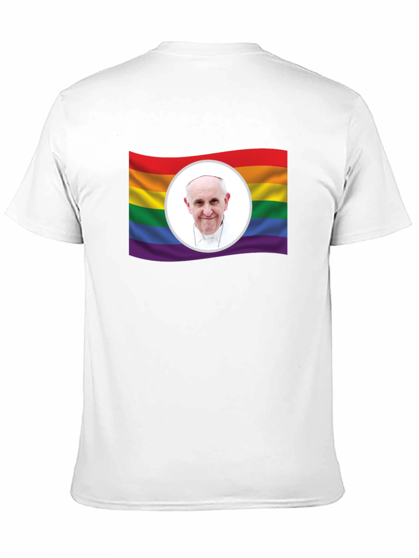 Pride Pope Francis Black T-Shirt
