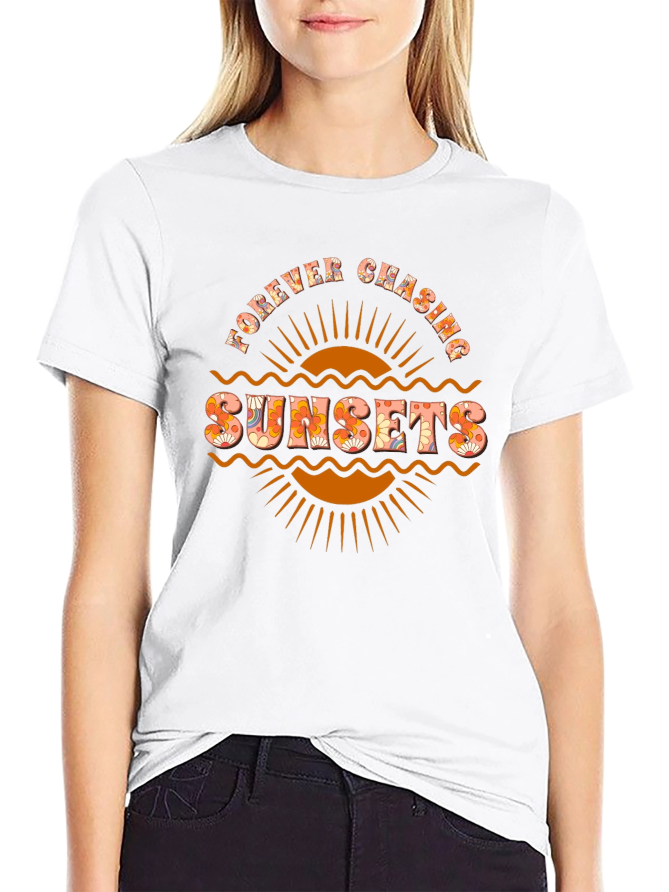 Forever Chasing Sunsets Graphic T-Shirt