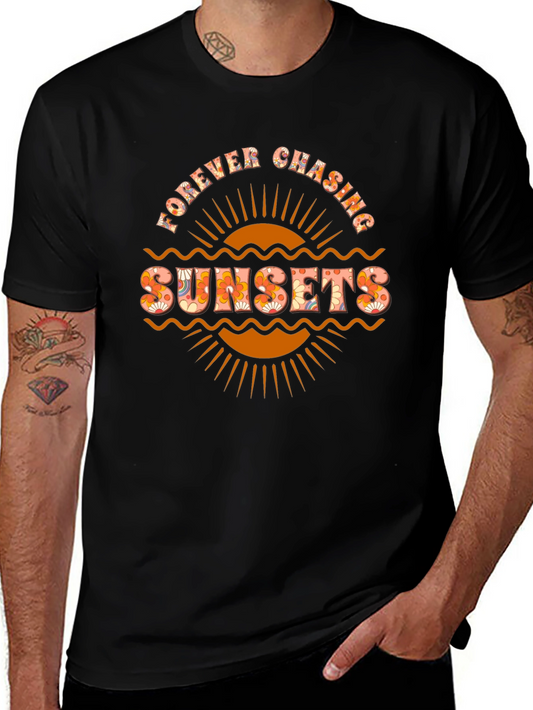 Forever Chasing Sunsets Graphic T-Shirt