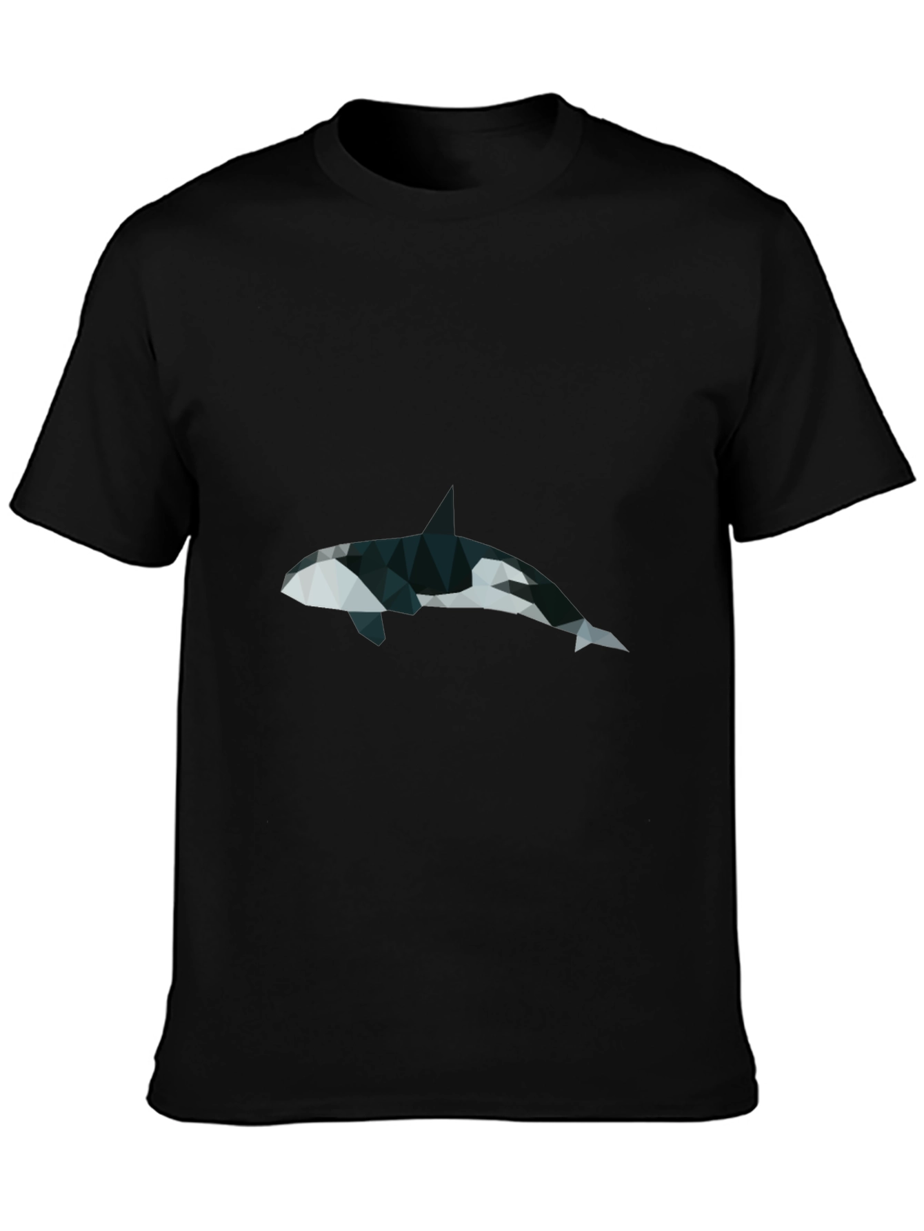 Geometric Orca Graphic T-Shirt