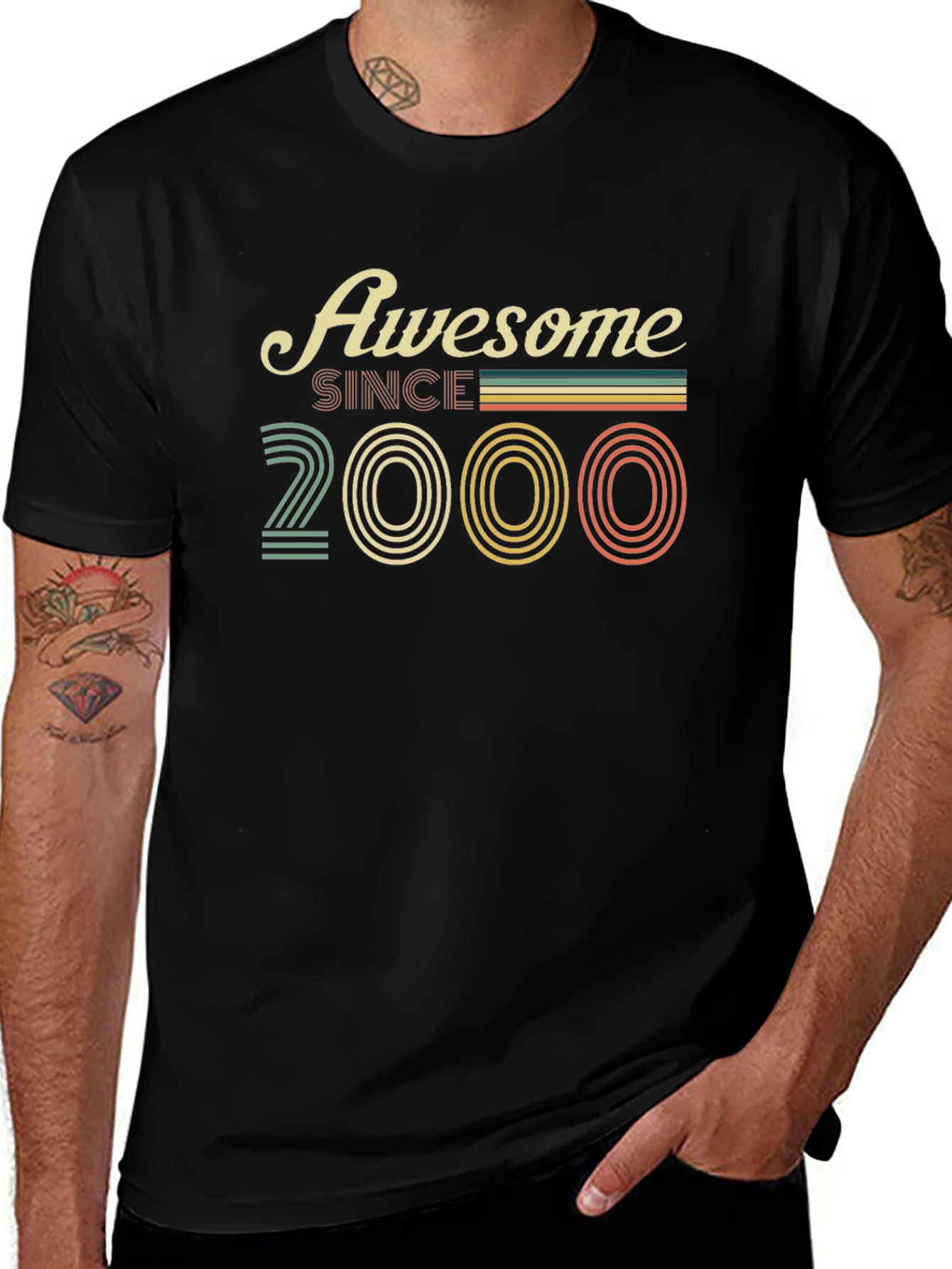 Awesome Since 2000 Graphic T-Shirt