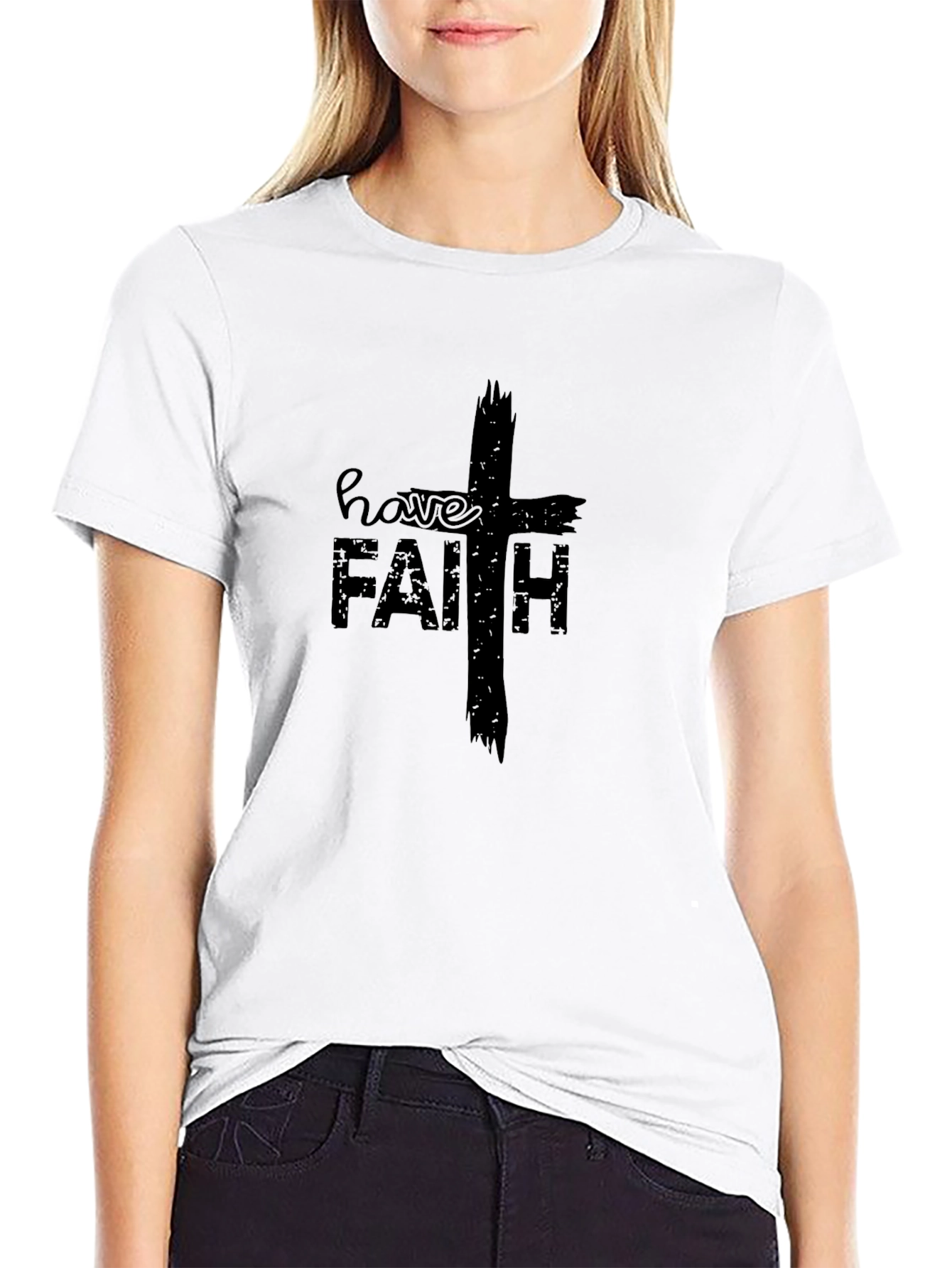 Faith Graphic Tee - Christian Black T-Shirt