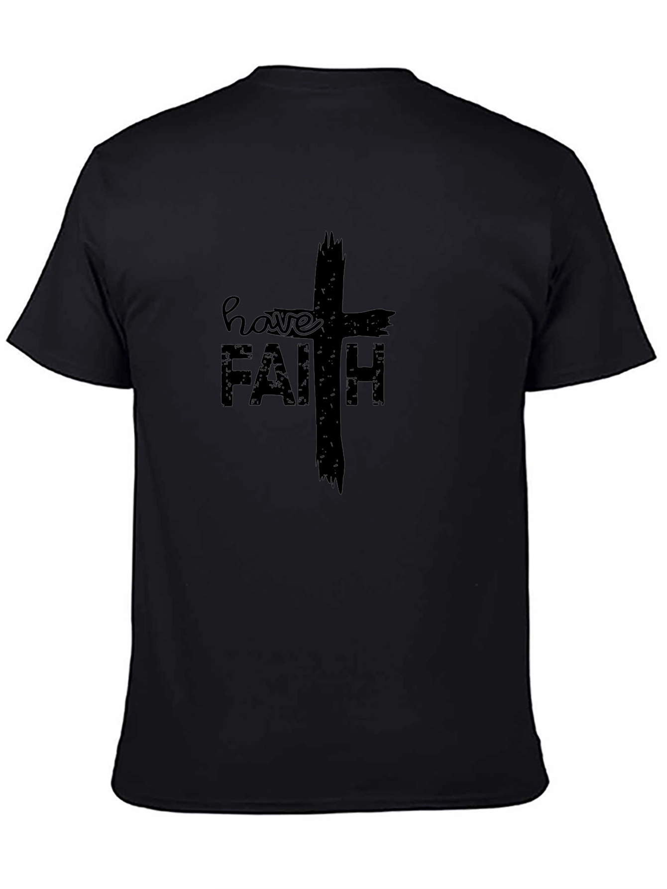 Faith Graphic Tee - Christian Black T-Shirt