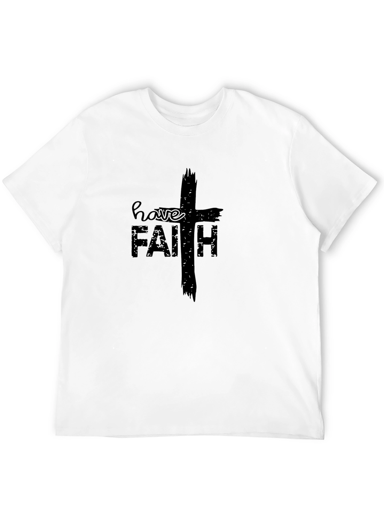 Faith Graphic Tee - Christian Black T-Shirt