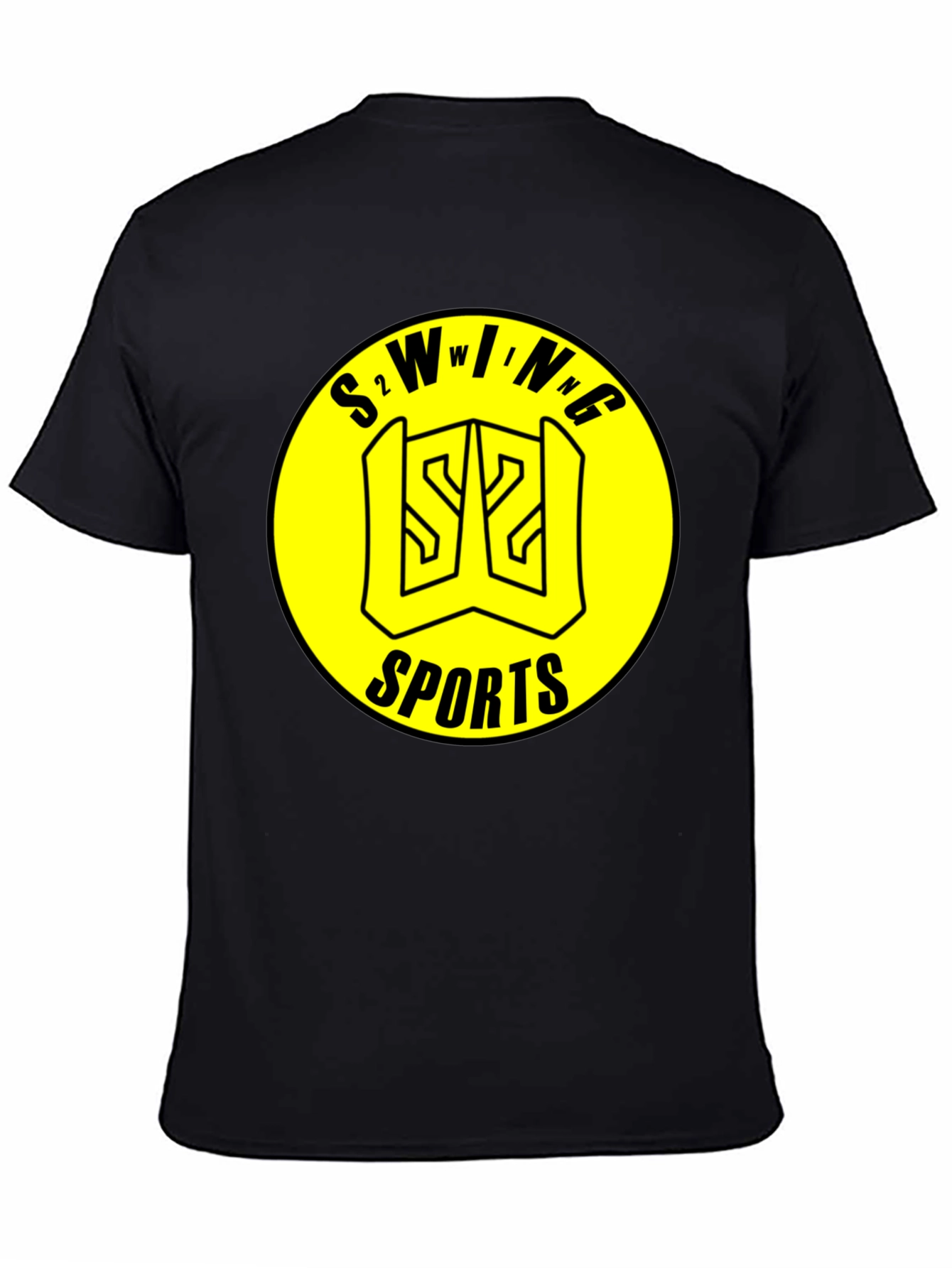 S2 Wing Sports Black T-Shirt