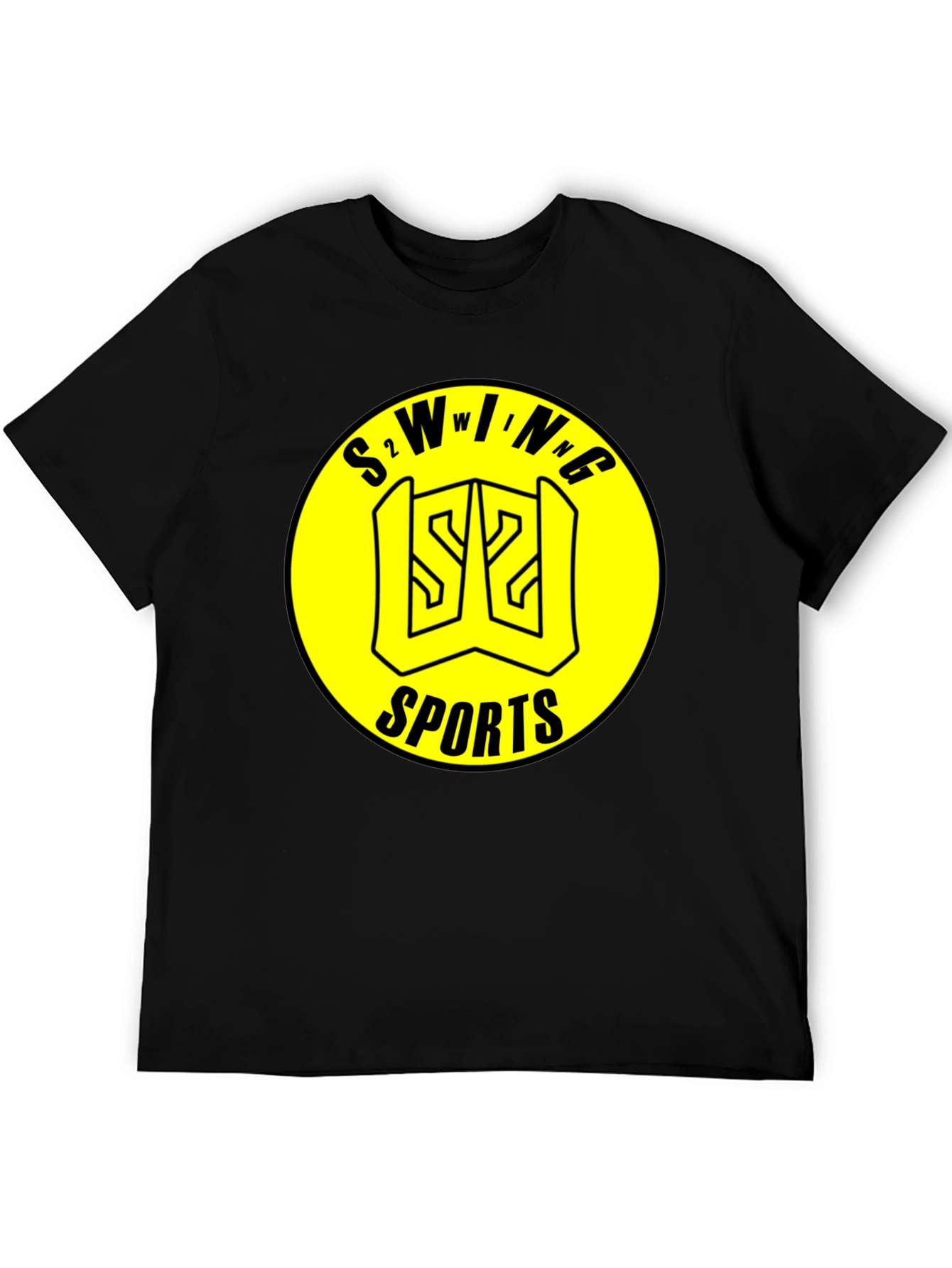 S2 Wing Sports Black T-Shirt