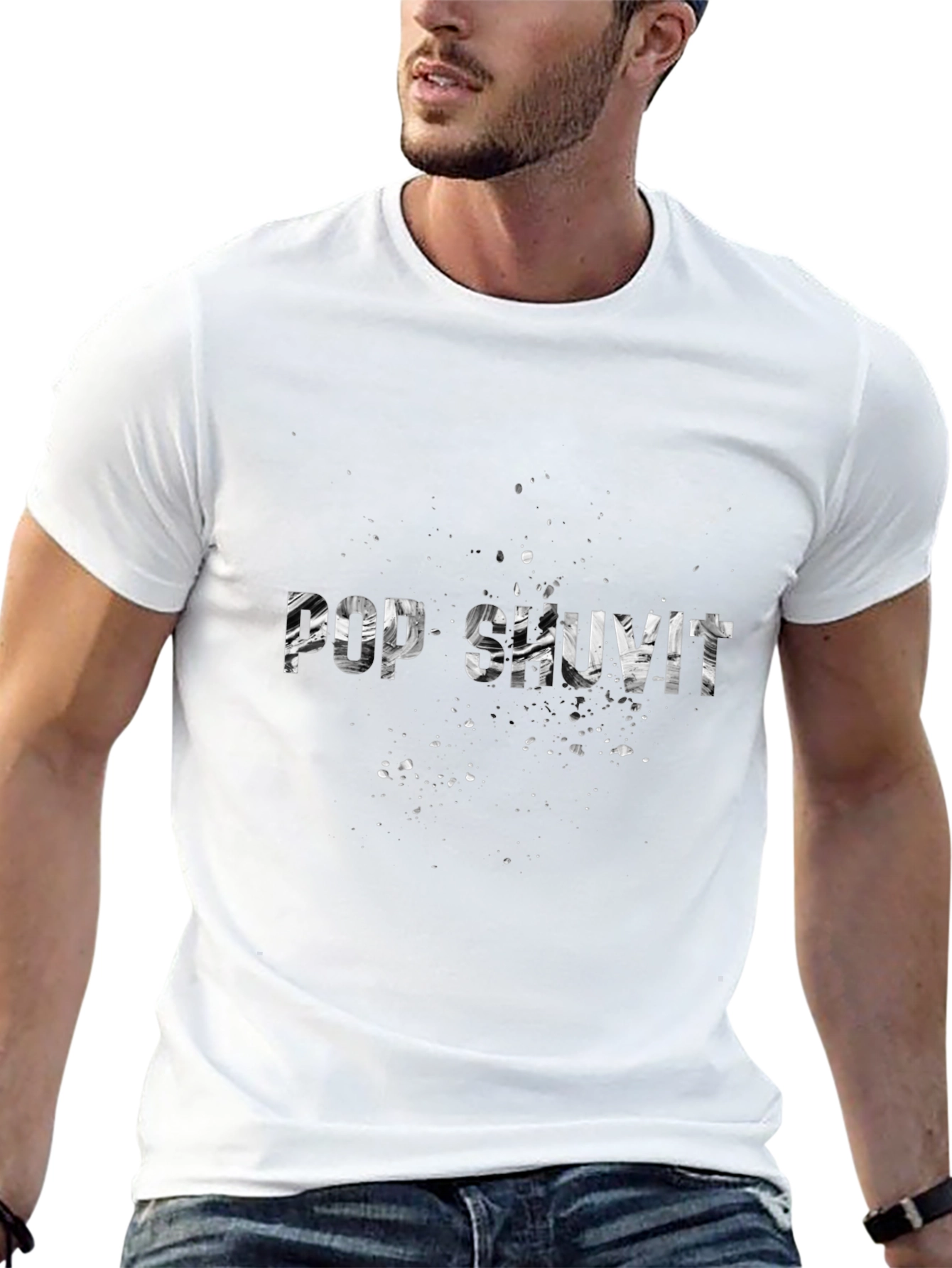 Pop Shuvit Graphic T-Shirt - Black
