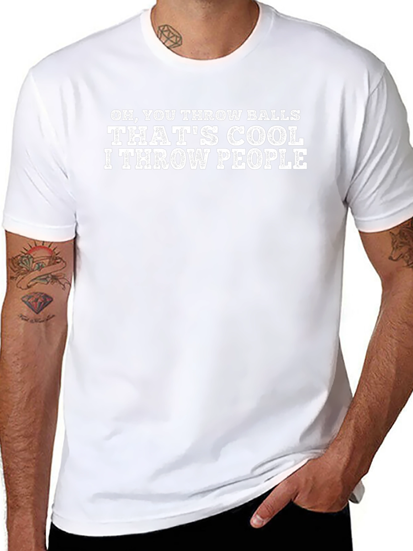 Oh You Throw Balls T-Shirt | Funny Athlete Tee