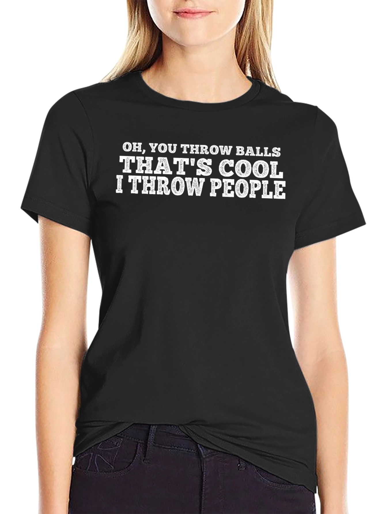 Oh You Throw Balls T-Shirt | Funny Athlete Tee